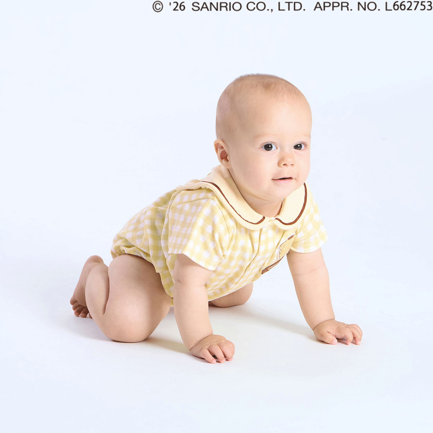 ポムポムプリン セーラーカラーロンパース - 画像3