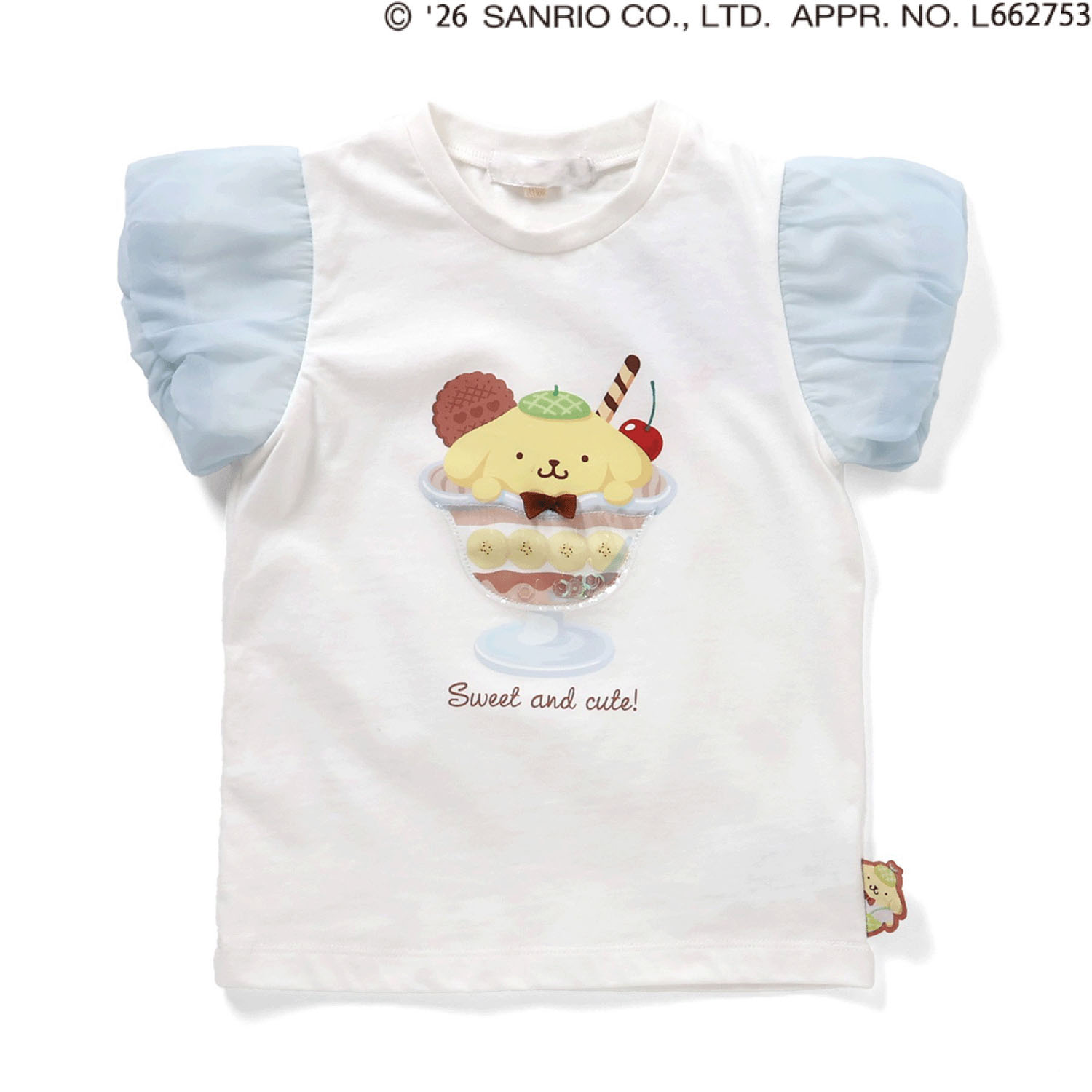 ポムポムプリン パフスリーブTシャツ - 画像2