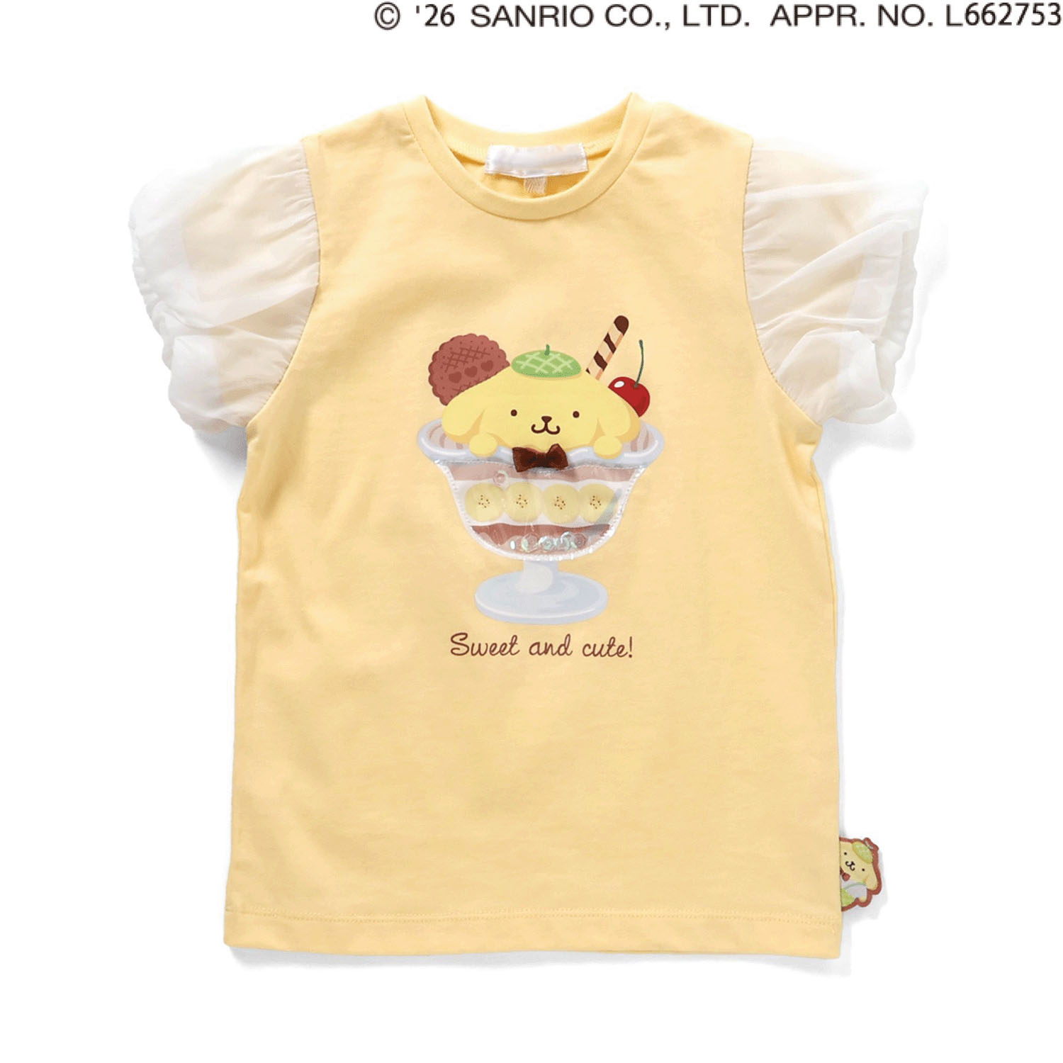 ポムポムプリン パフスリーブTシャツ - 画像4