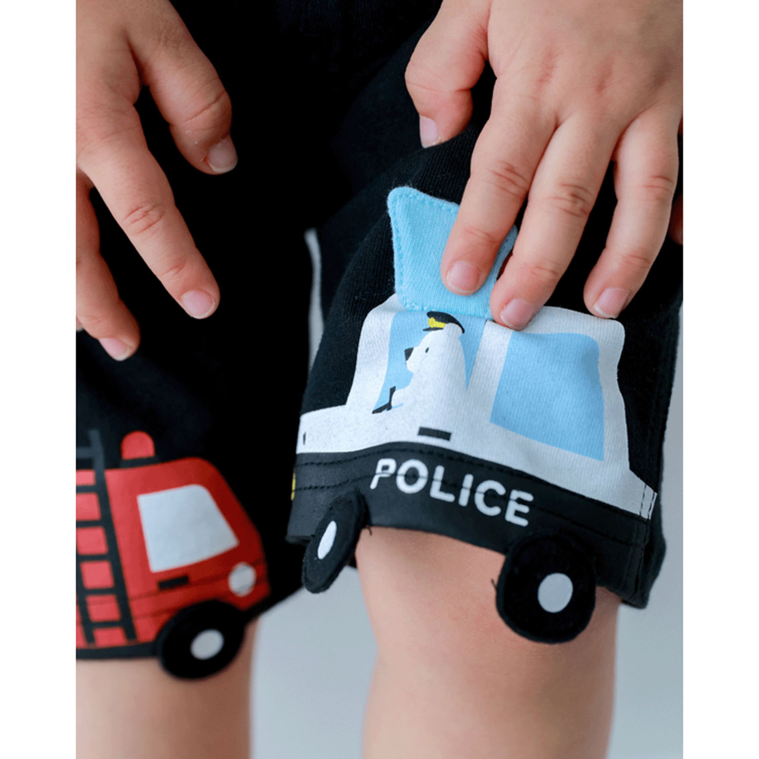 働く車ハーフパンツ - 画像3