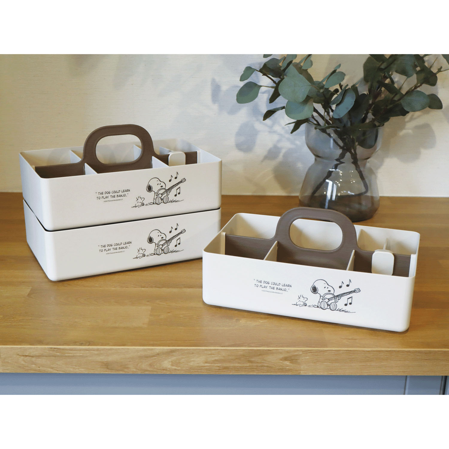 スヌーピー モッテケース ベージュ×D－ban - 画像3