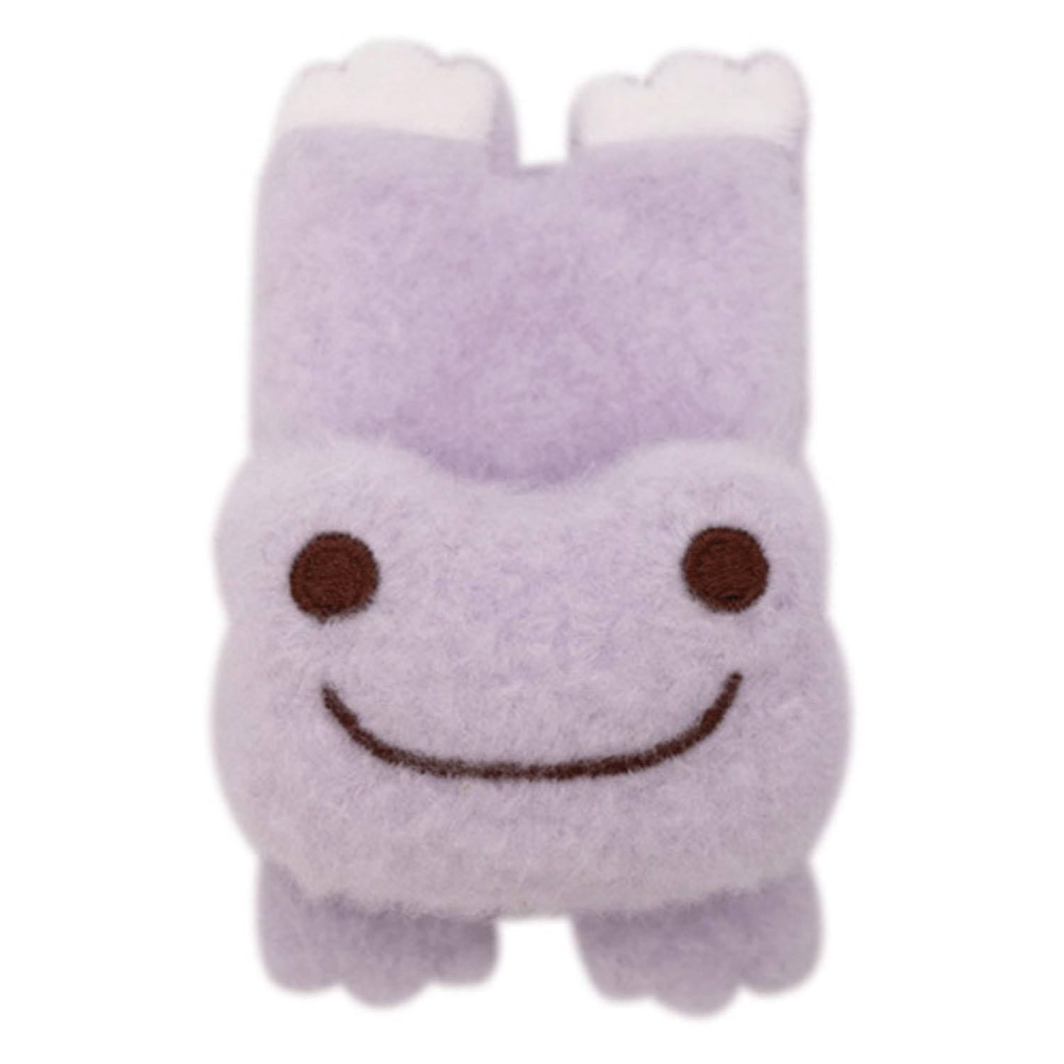 かえるのピクルス ほわっと前髪クリップ パープル - 画像1