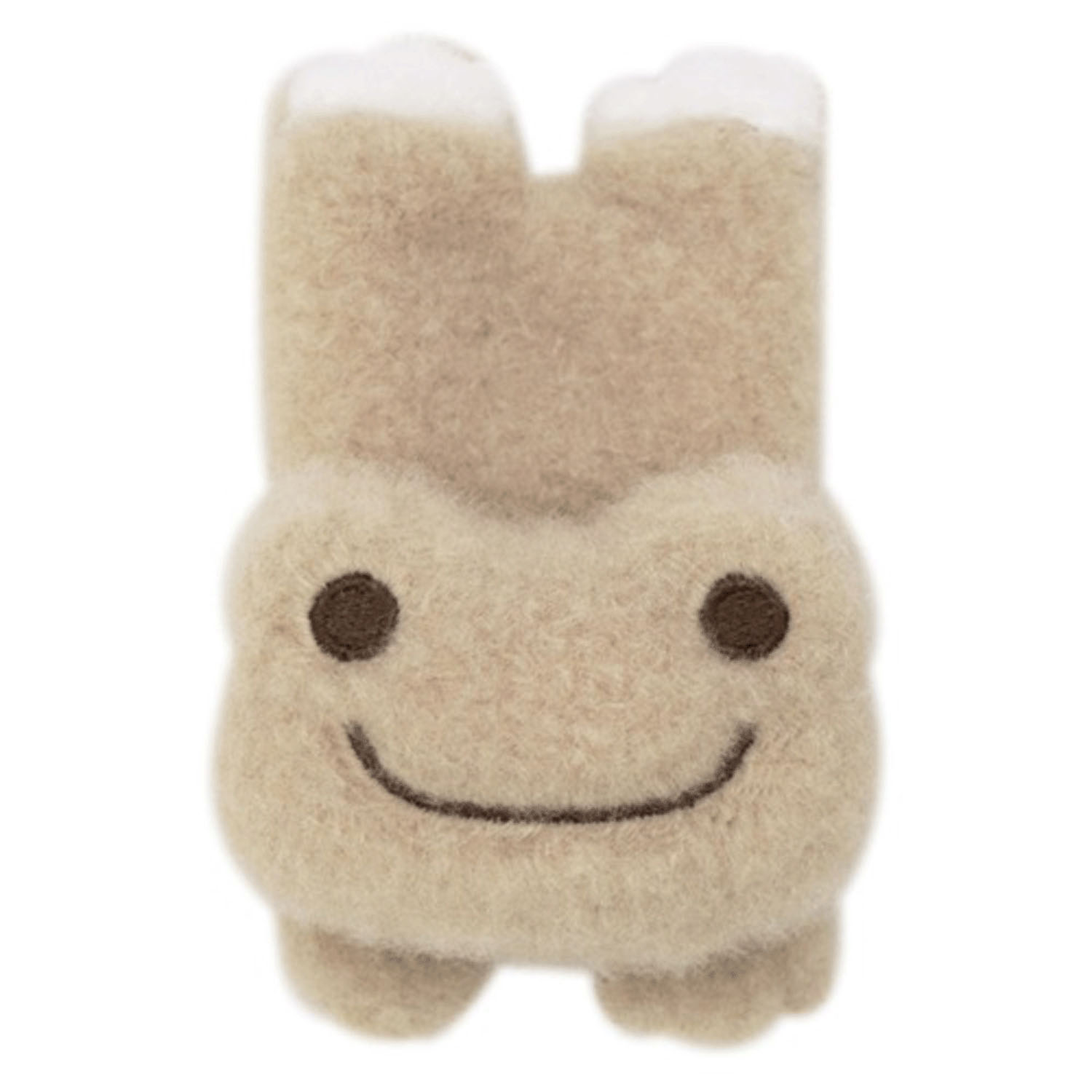 かえるのピクルス ほわっと前髪クリップ ベージュ - 画像1