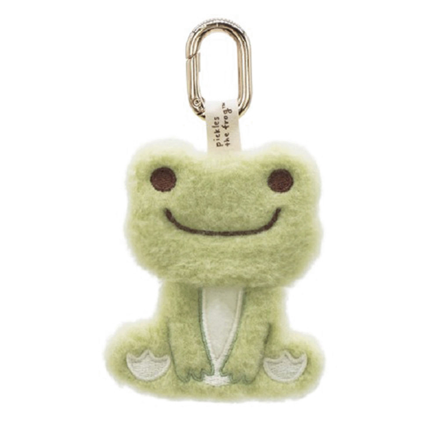 かえるのピクルス ほわっとバッグチャーム グリーン - 画像1