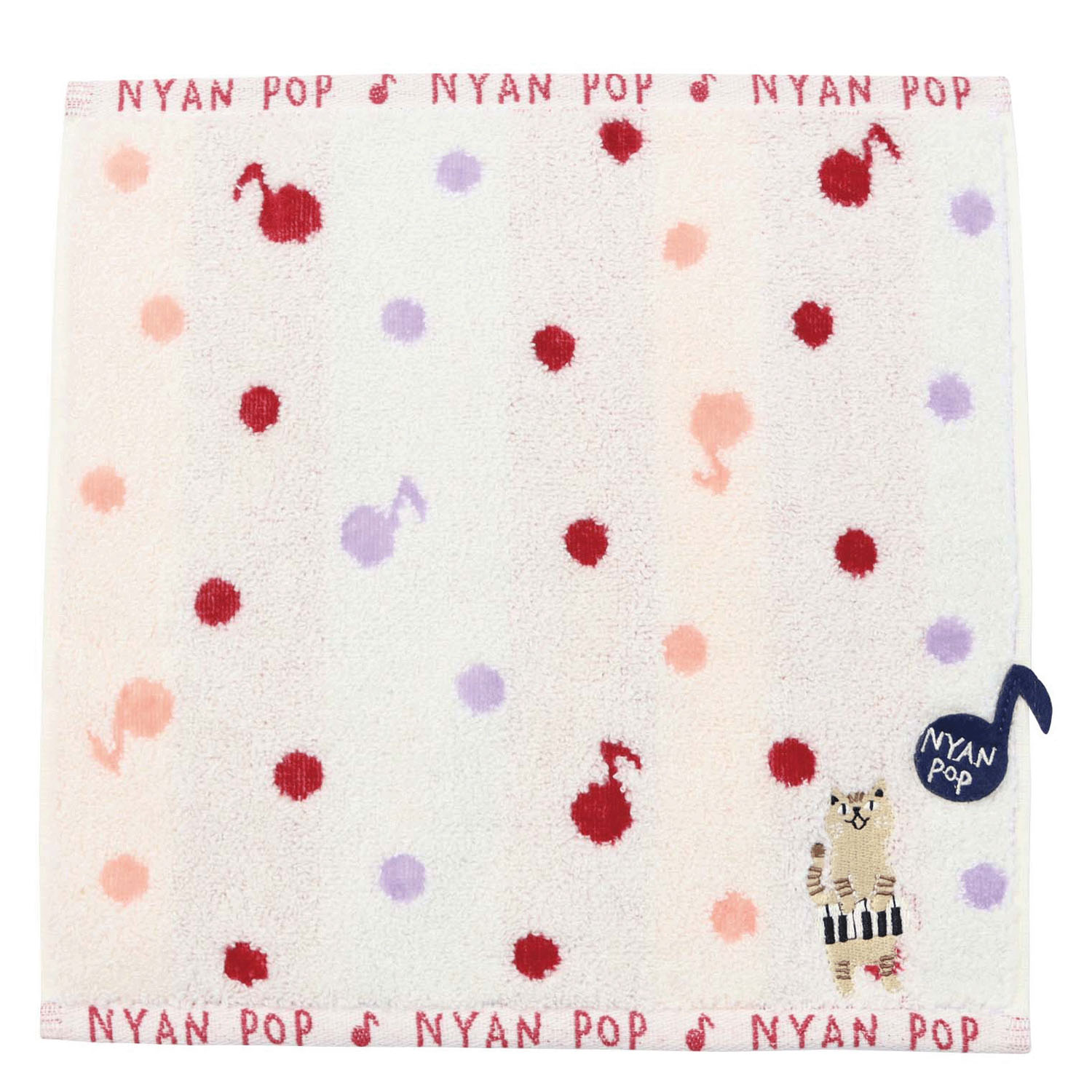 タオルハンカチ ニャンポップ - 画像1