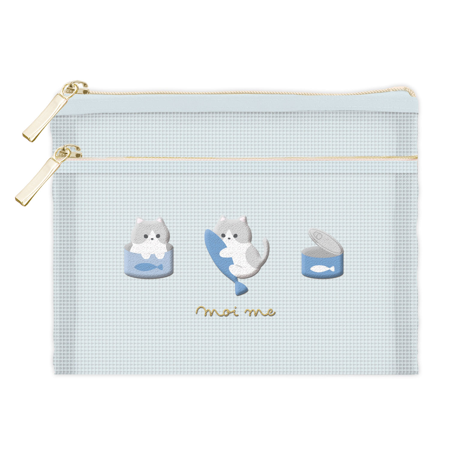 モイミー フラットポーチ ねこ