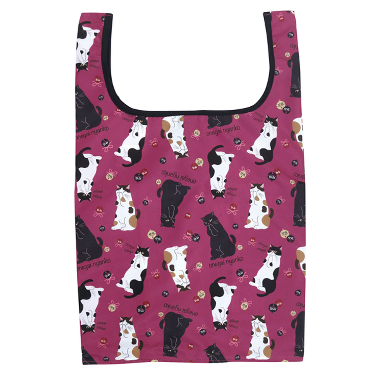 エコバッグ おねがいニャンコ - 画像1