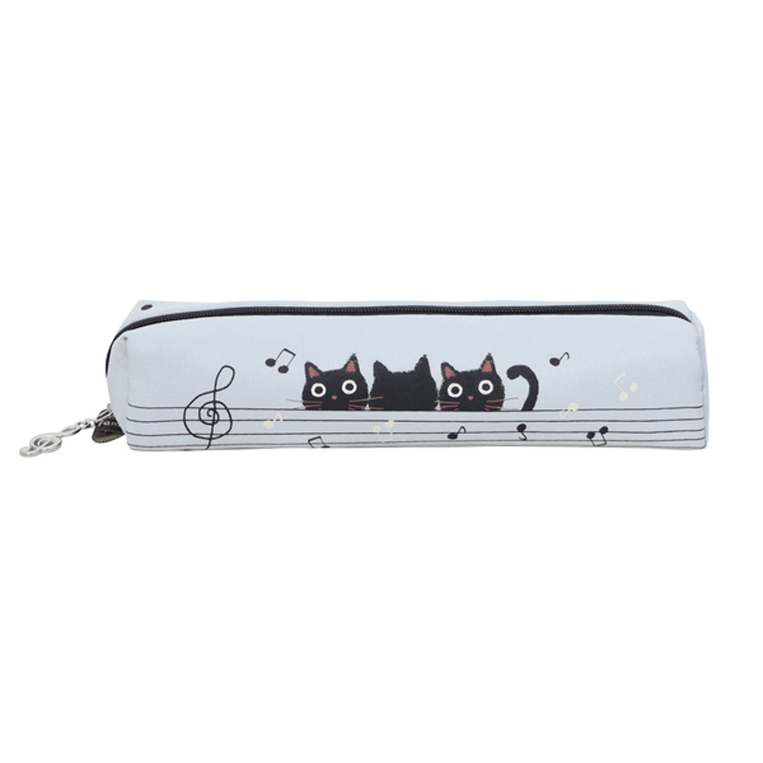 ペンケース ドレミたま グレー