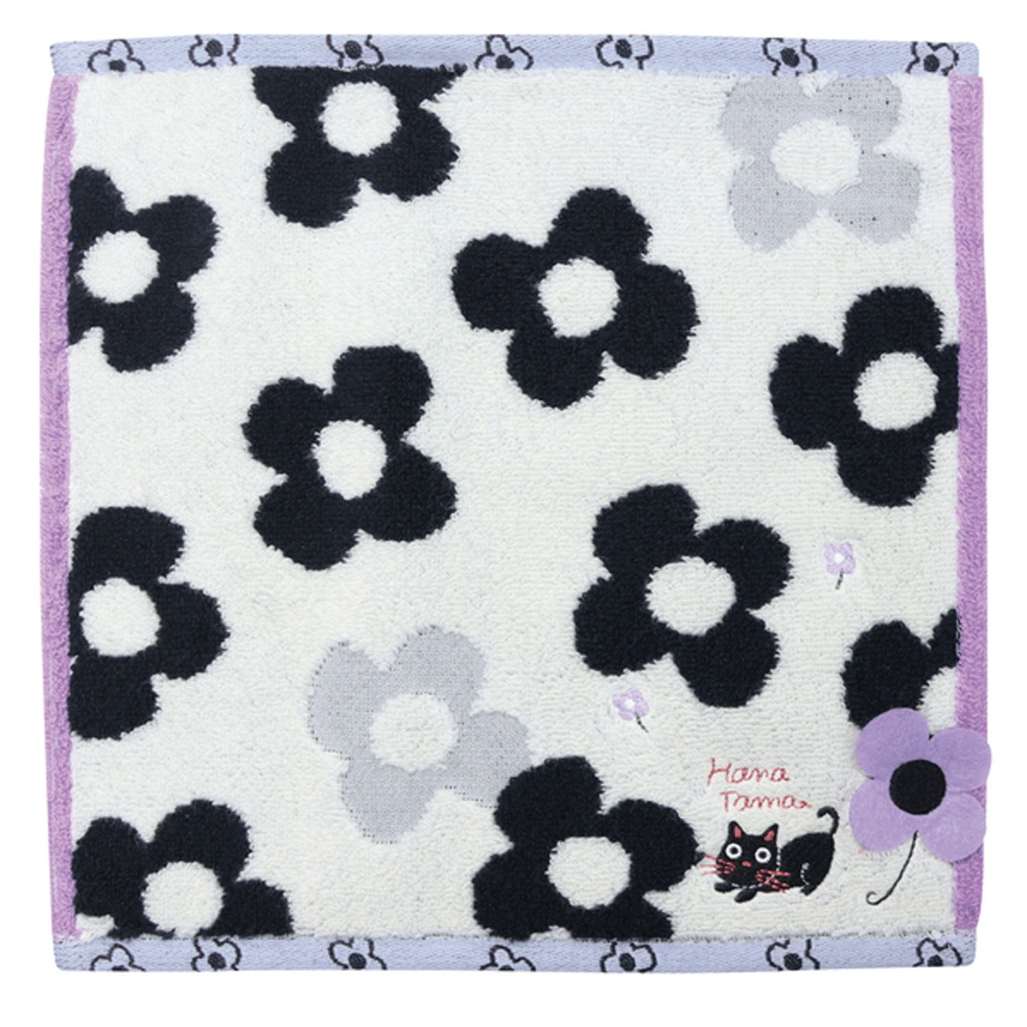 タオルハンカチ 花たまプラスタオル - 画像1