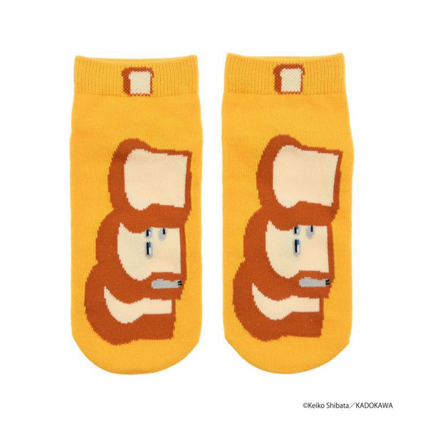 パンどろぼう フロントスニーカー丈ソックス - 画像1