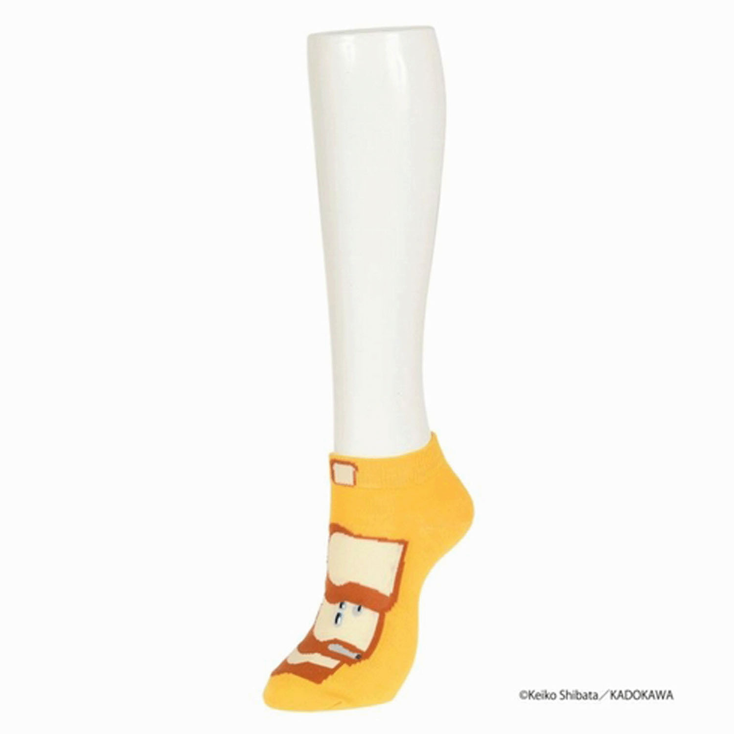 パンどろぼう 靴下 スニーカー丈 イエロー - 画像3