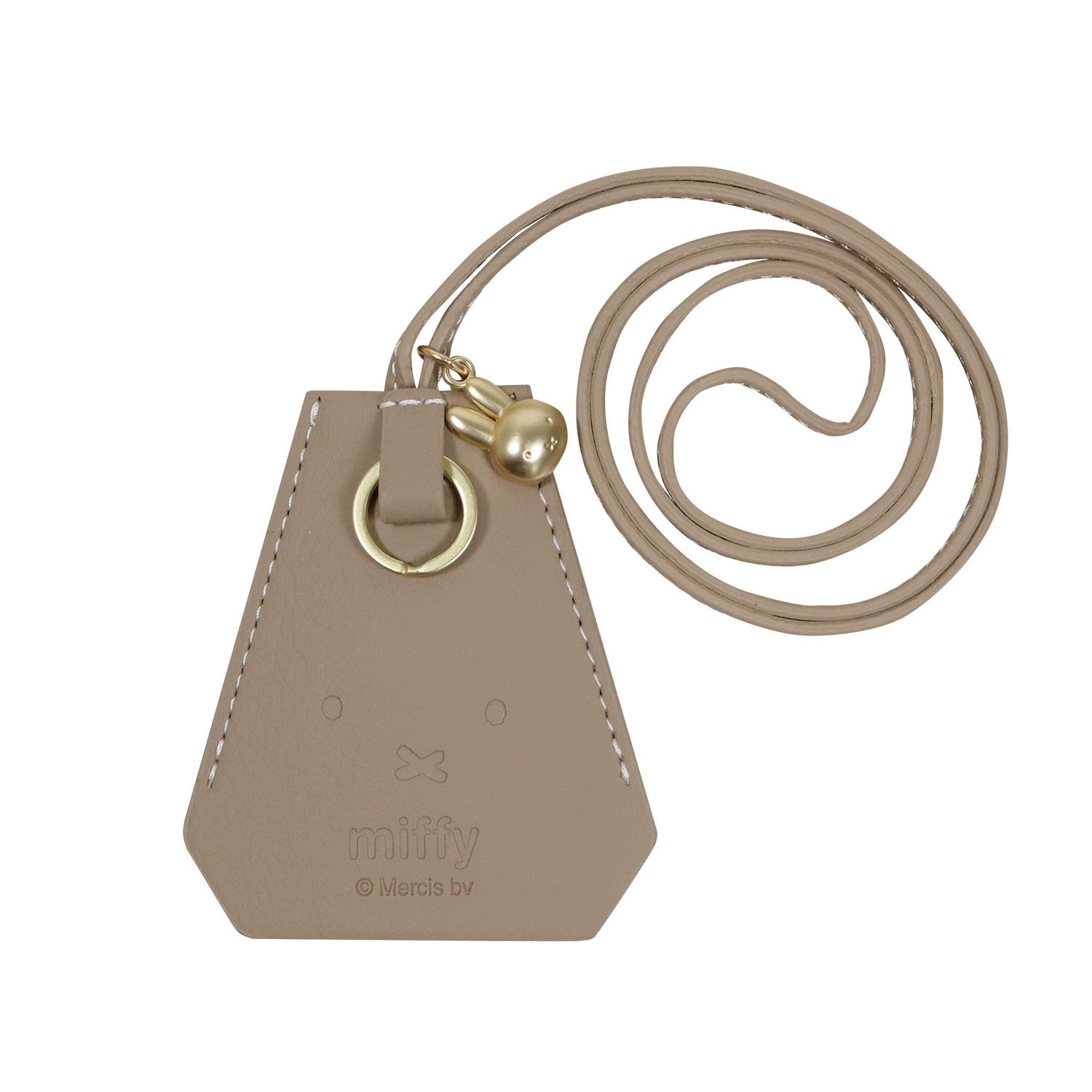 miffy キー＆グラスネックレス グレージュ