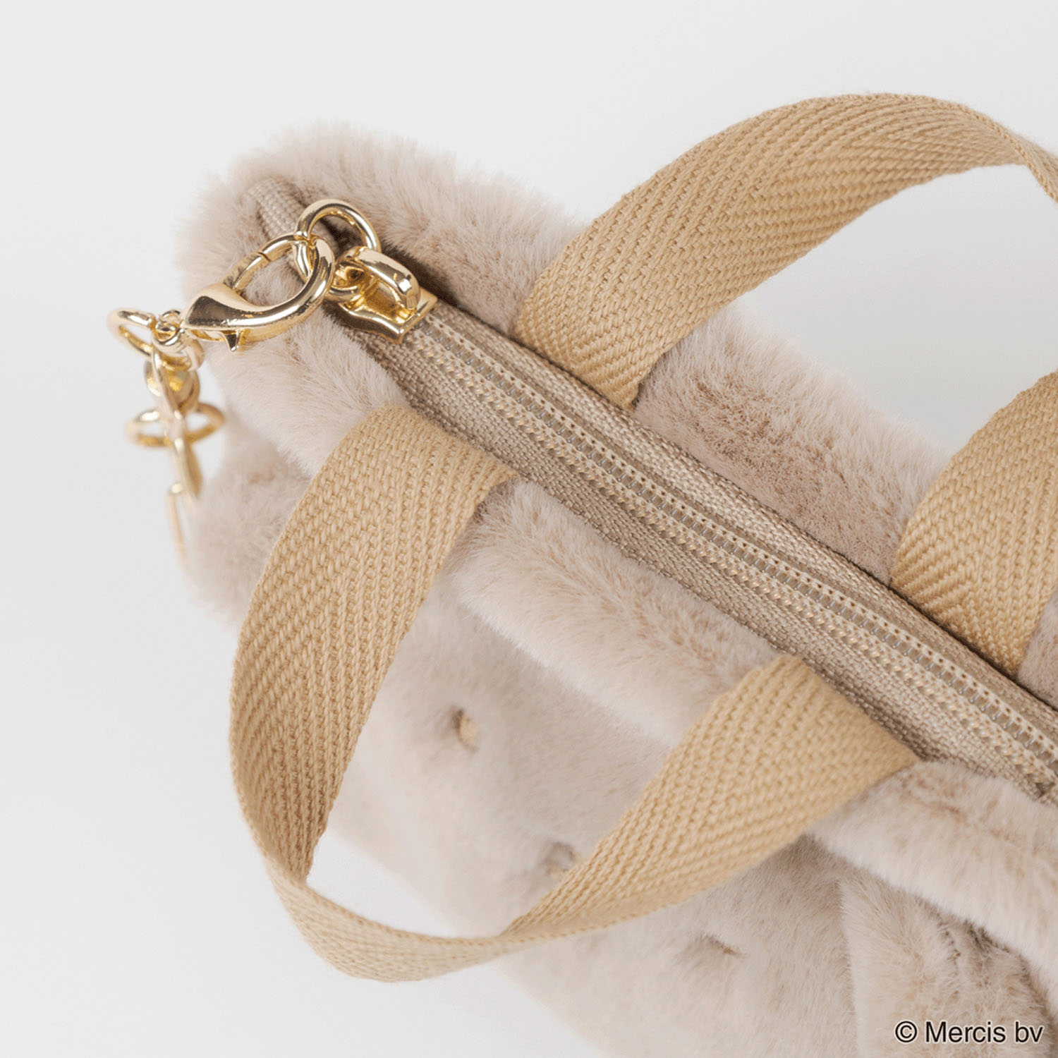 BRUNA WINTER ACCESSORIES MINI FUR TOTE チャームボリス - 画像5