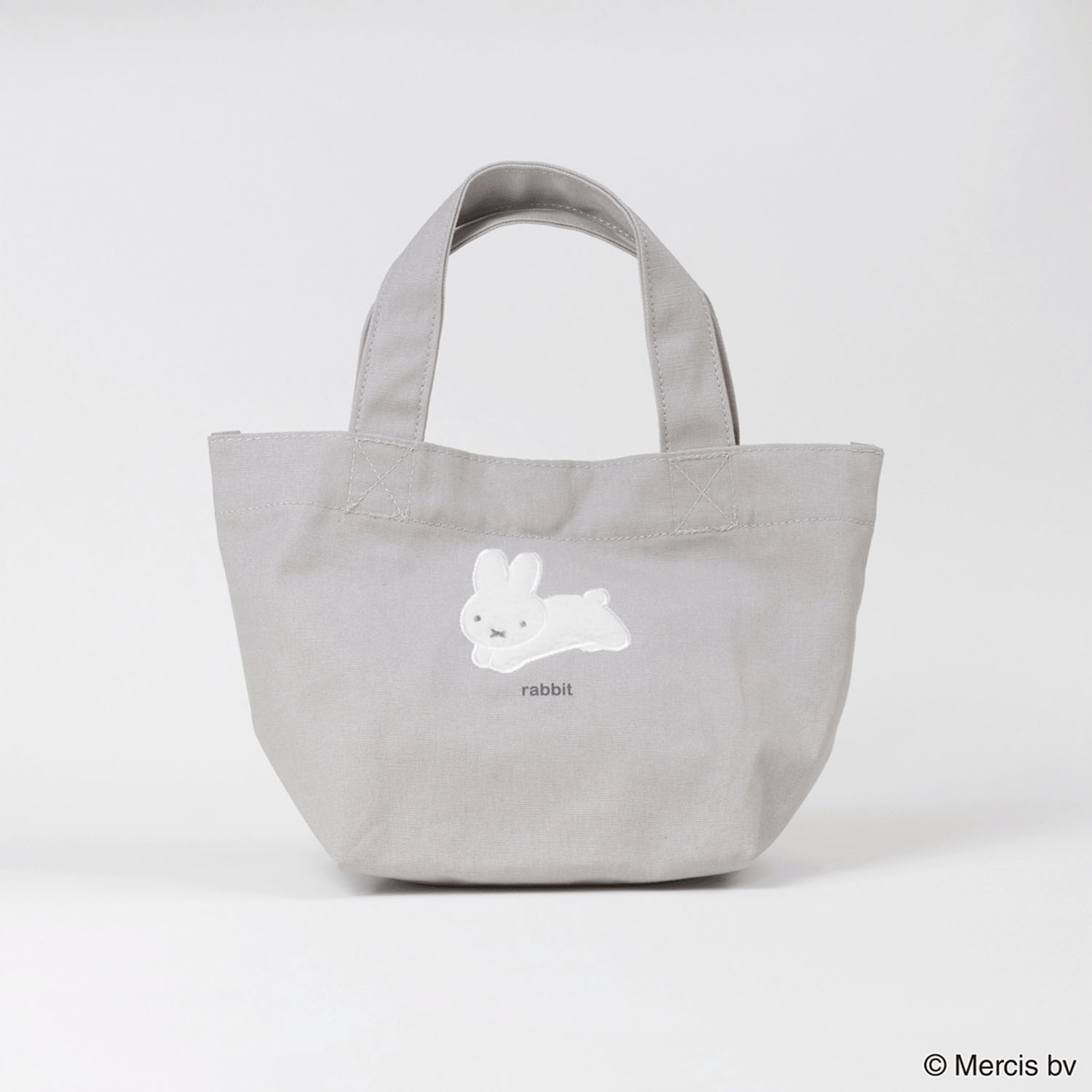 BRUNA FLUFFY APPLIQUEトートバッグ ウサギ