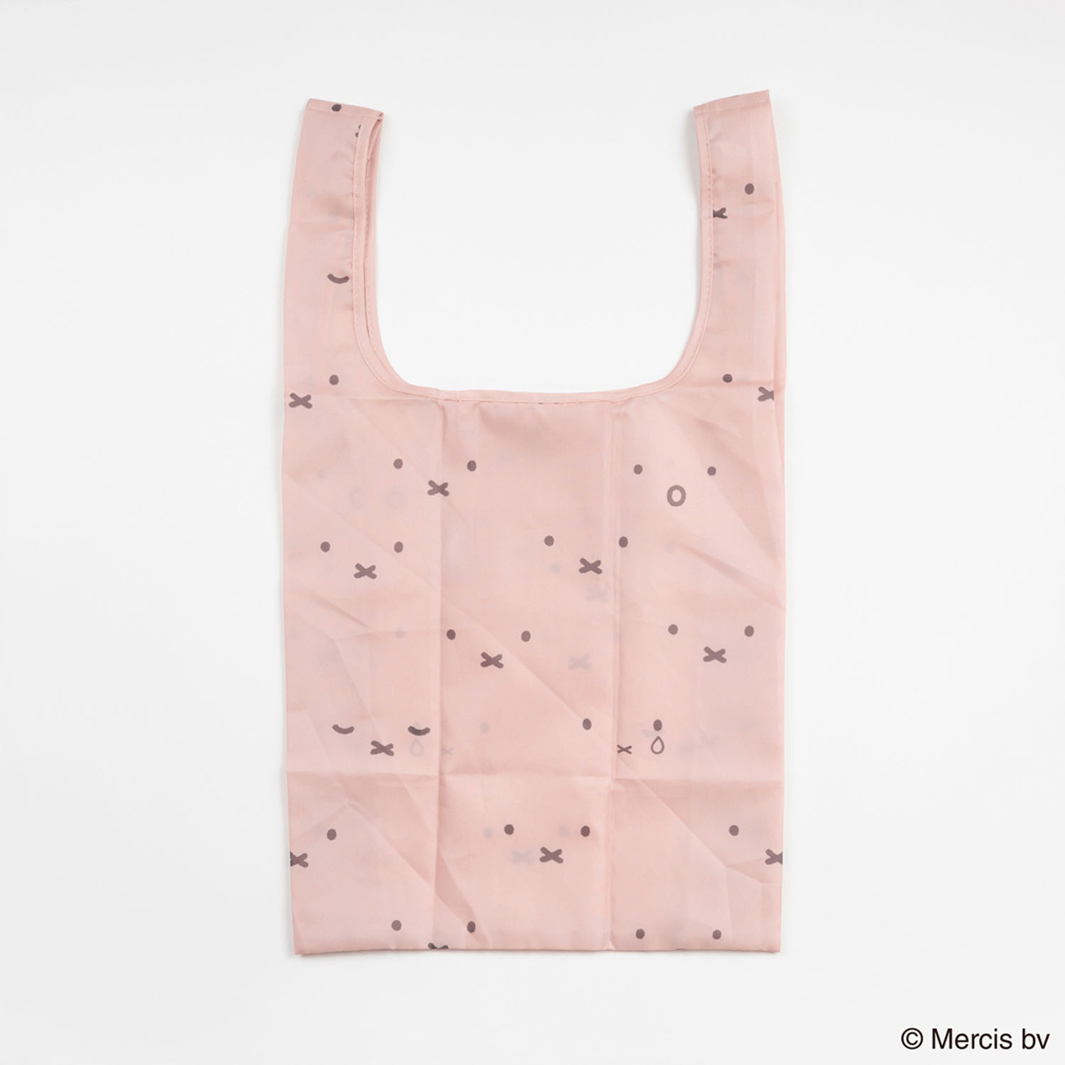 ミッフィー ショッピングバッグS フェイスパターン ピンク - 画像2