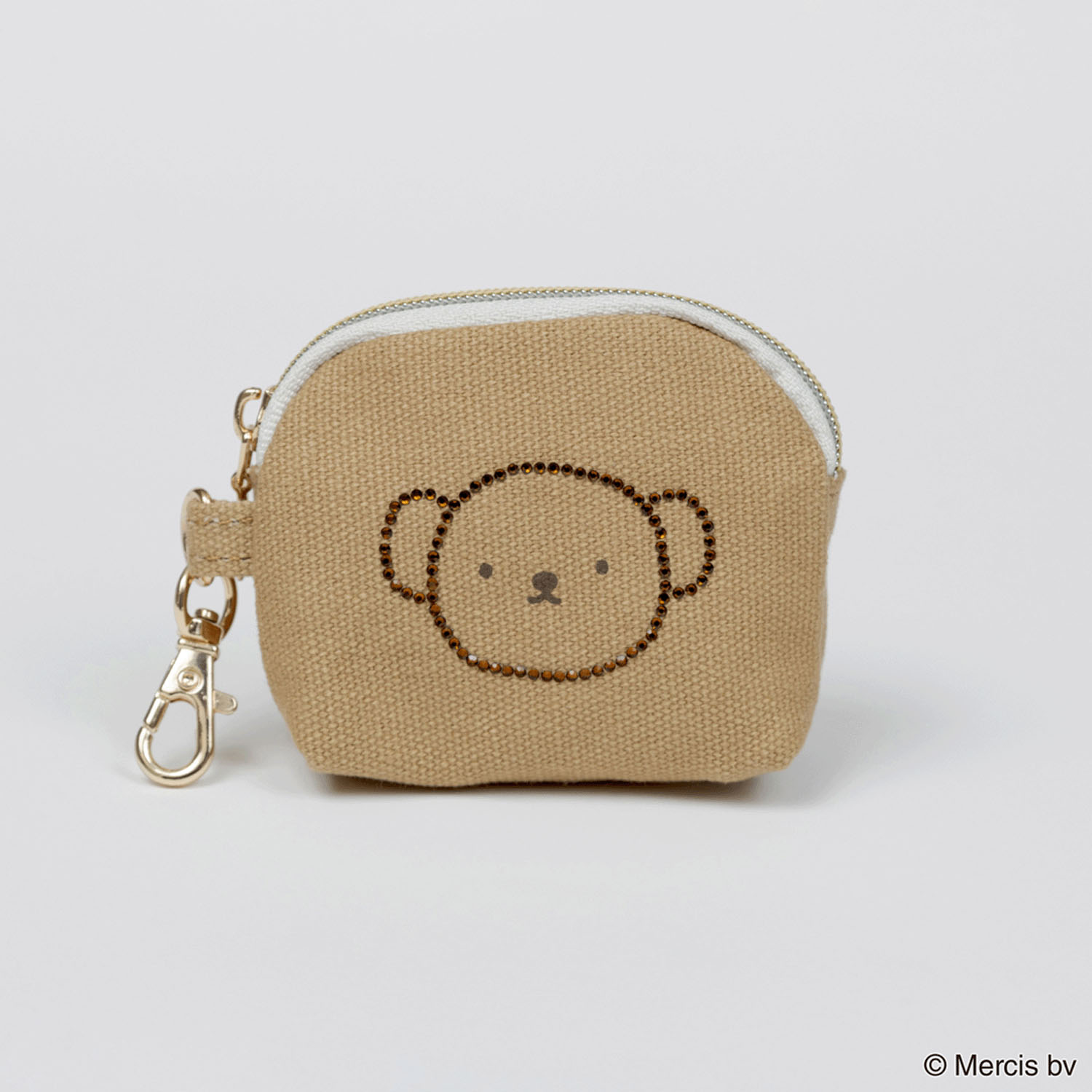 miffy BRUNA RHINE STONE シェル型ミニポーチ ボリス