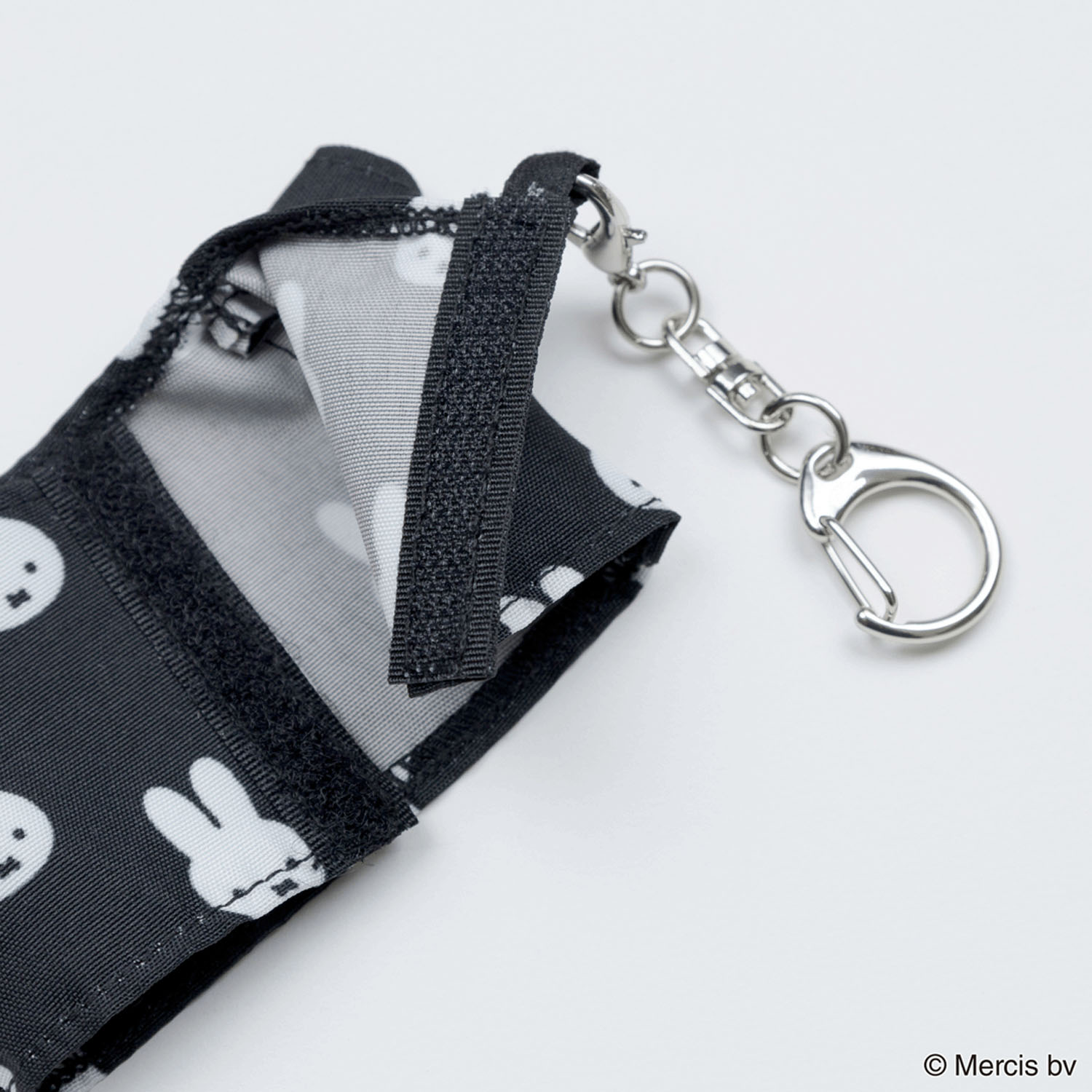 MIFFY 千鳥＆モノトーン ミニTシャツ型チャーム ブラック - 画像4