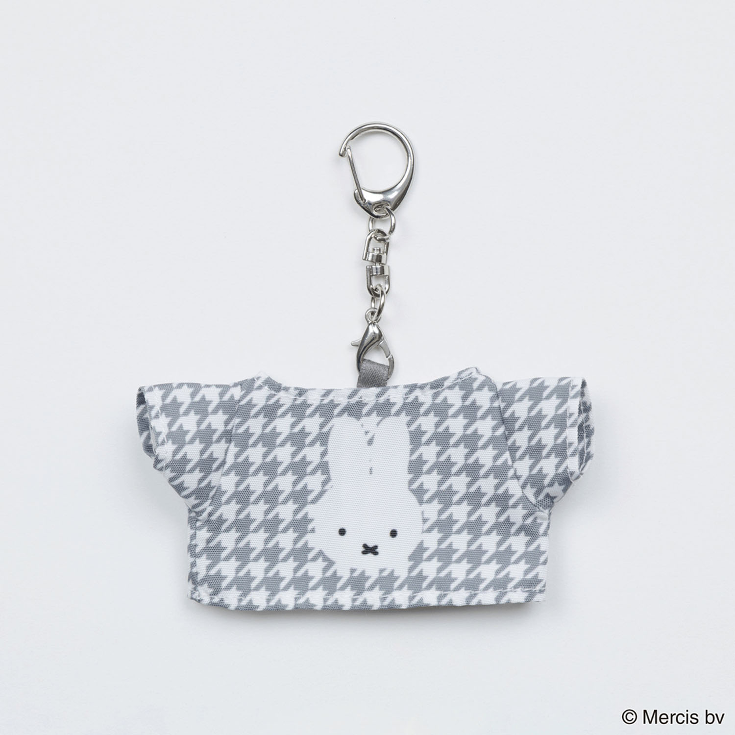 MIFFY 千鳥＆モノトーン ミニTシャツ型チャーム 千鳥格子