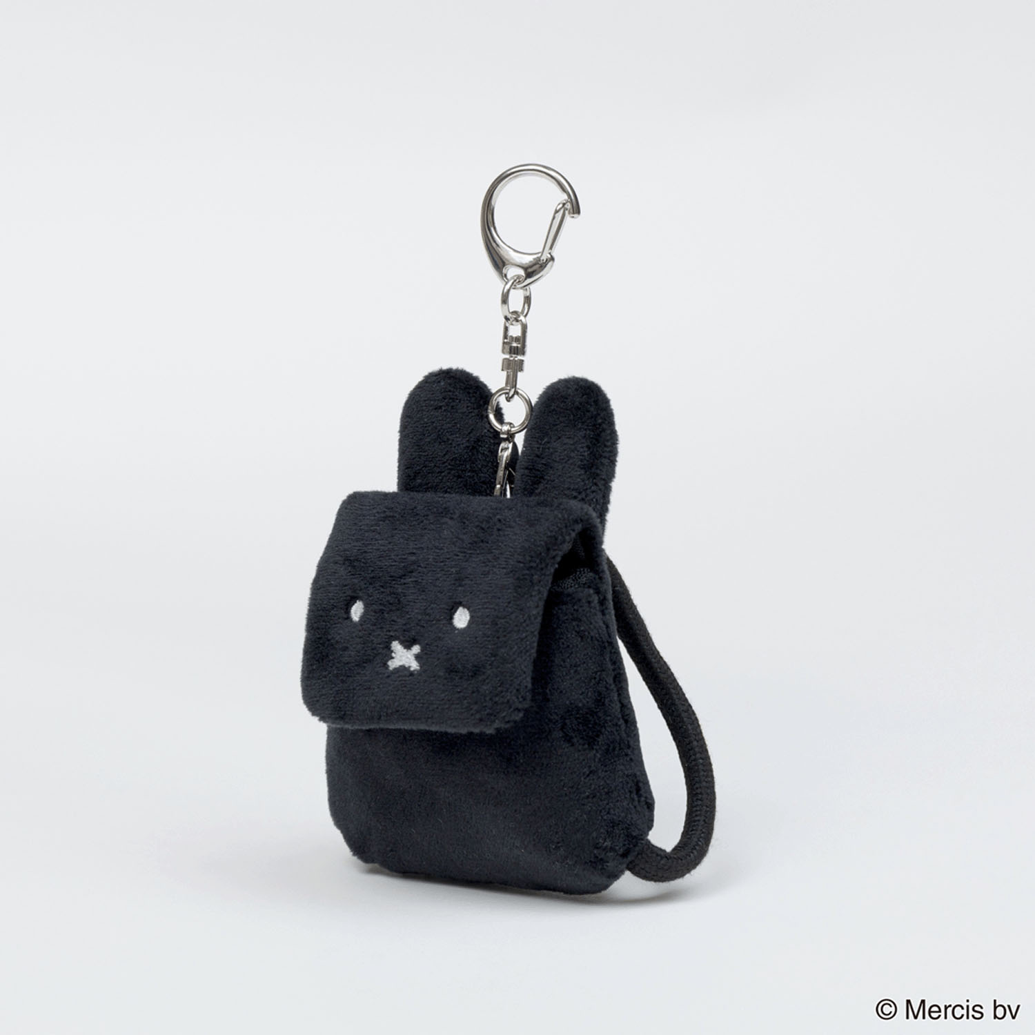 MIFFY 千鳥＆モノトーン リュックチャーム ブラック - 画像2