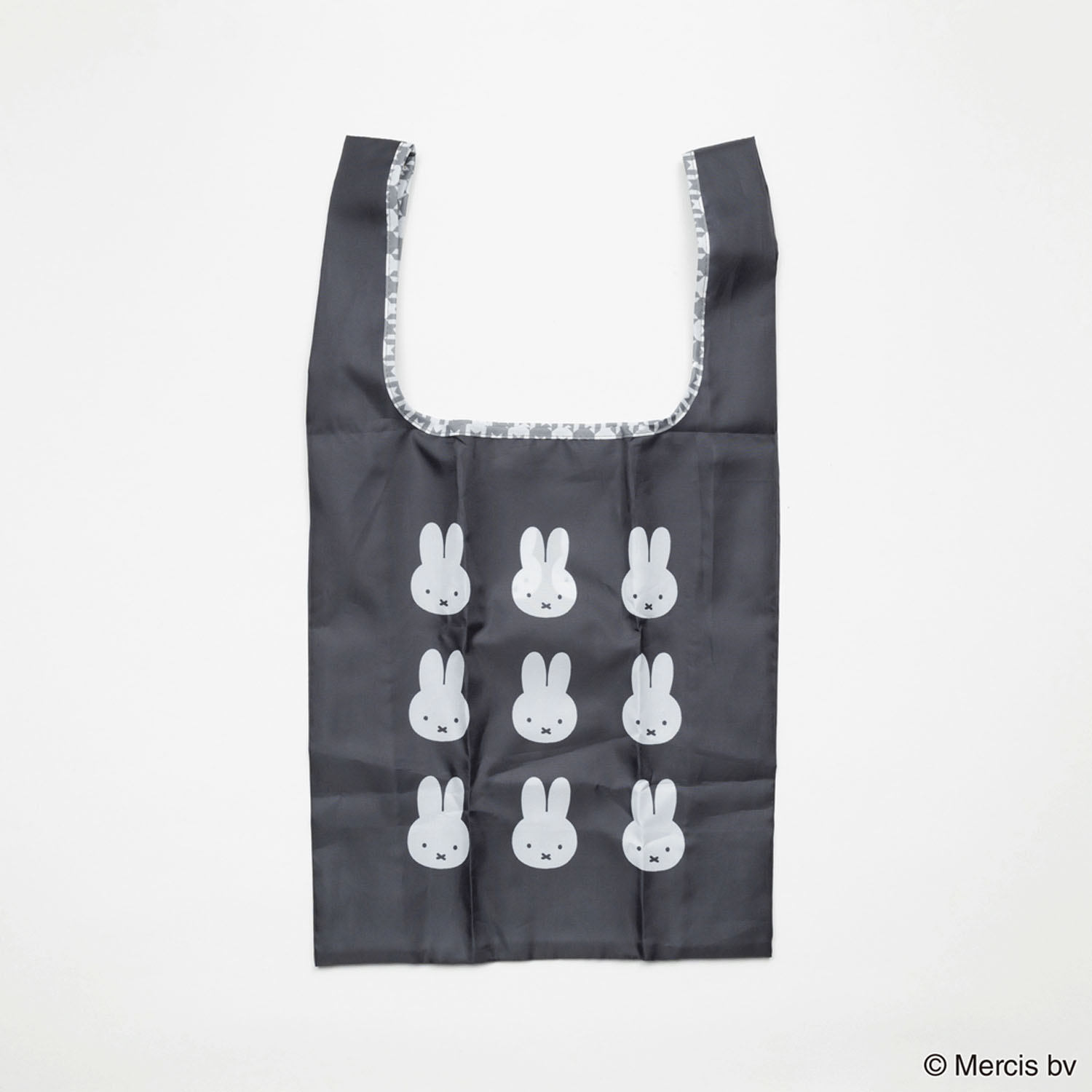 MIFFY 千鳥＆モノトーン ショッピングバッグS   ブラック - 画像1