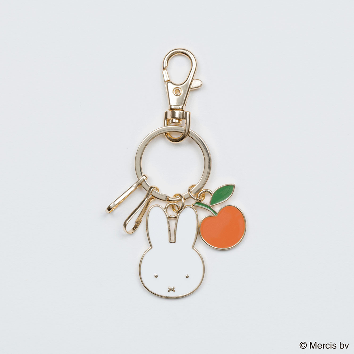 miffy BRUNA FACE＆MOTIF 合金チャーム リンゴ