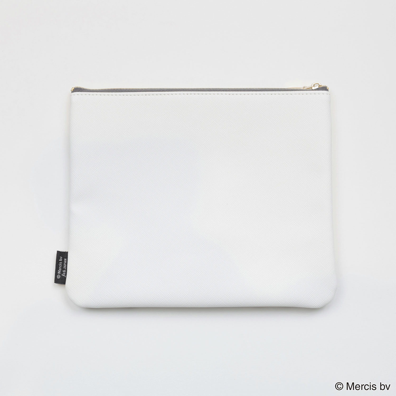 miffy LARGE MOTIF フラットポーチ アイボリー - 画像2