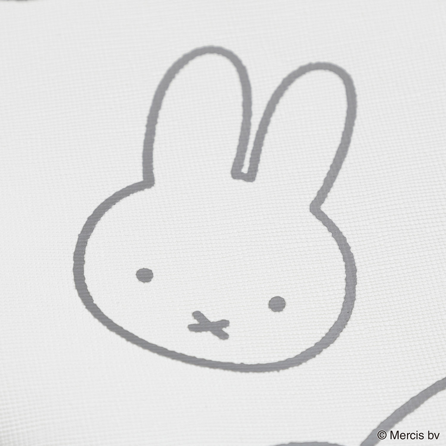 miffy LARGE MOTIF フラットポーチ アイボリー - 画像3