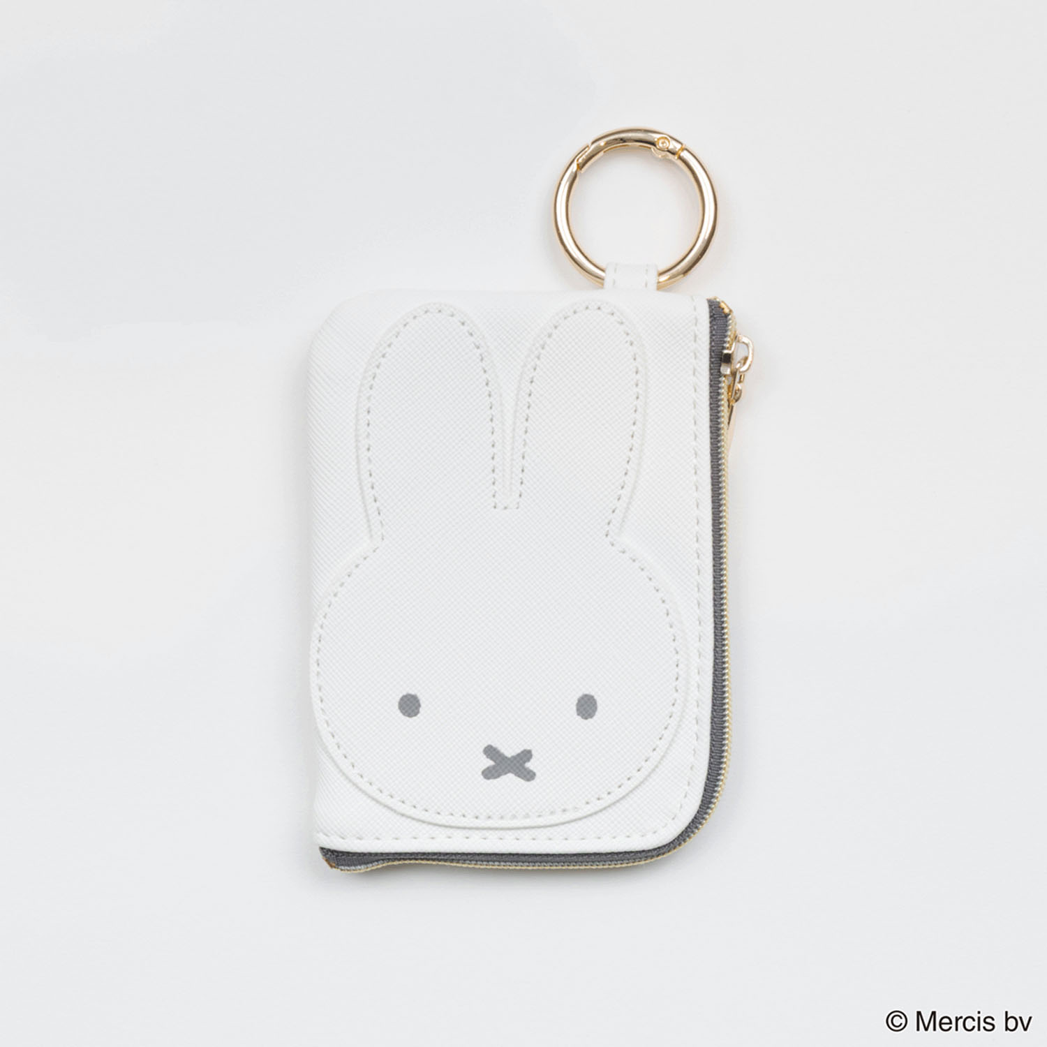miffy LARGE MOTIF カード＆パスケース  アイボリー