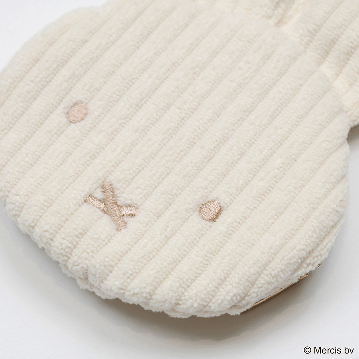 miffy コーデュロイ ダイカットポーチ  アイボリー - 画像3