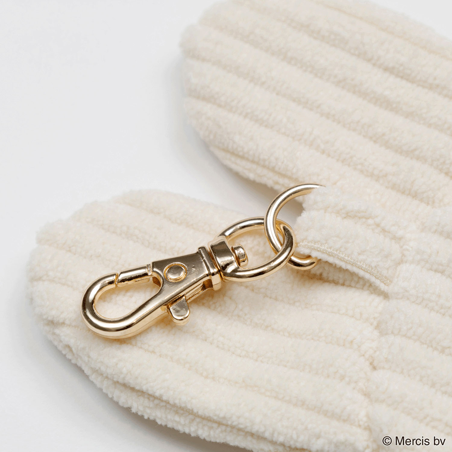 miffy コーデュロイ ダイカットポーチ  アイボリー - 画像4