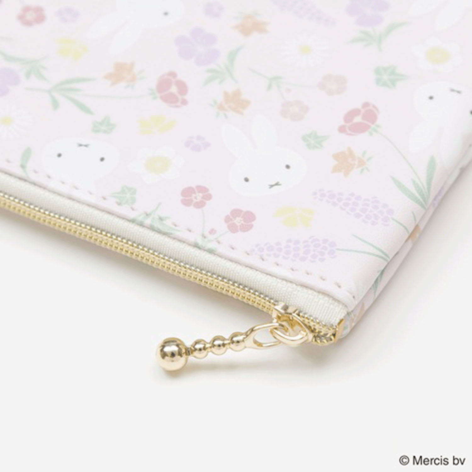 ミッフィー フローラルパターン ティッシュポーチ ピンク - 画像3