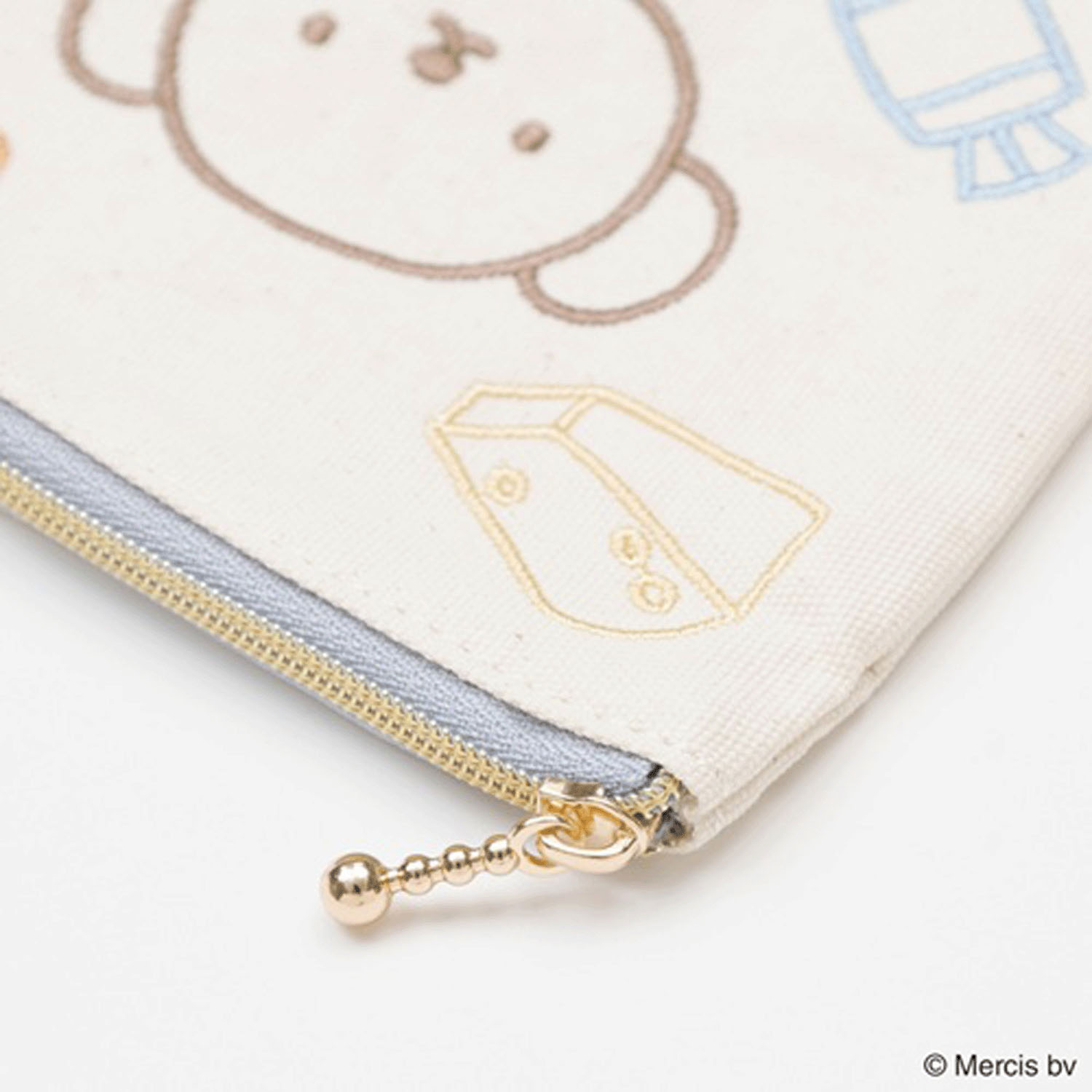 ブルーナ カラフルライン ミニフラットポーチ ボリス - 画像3