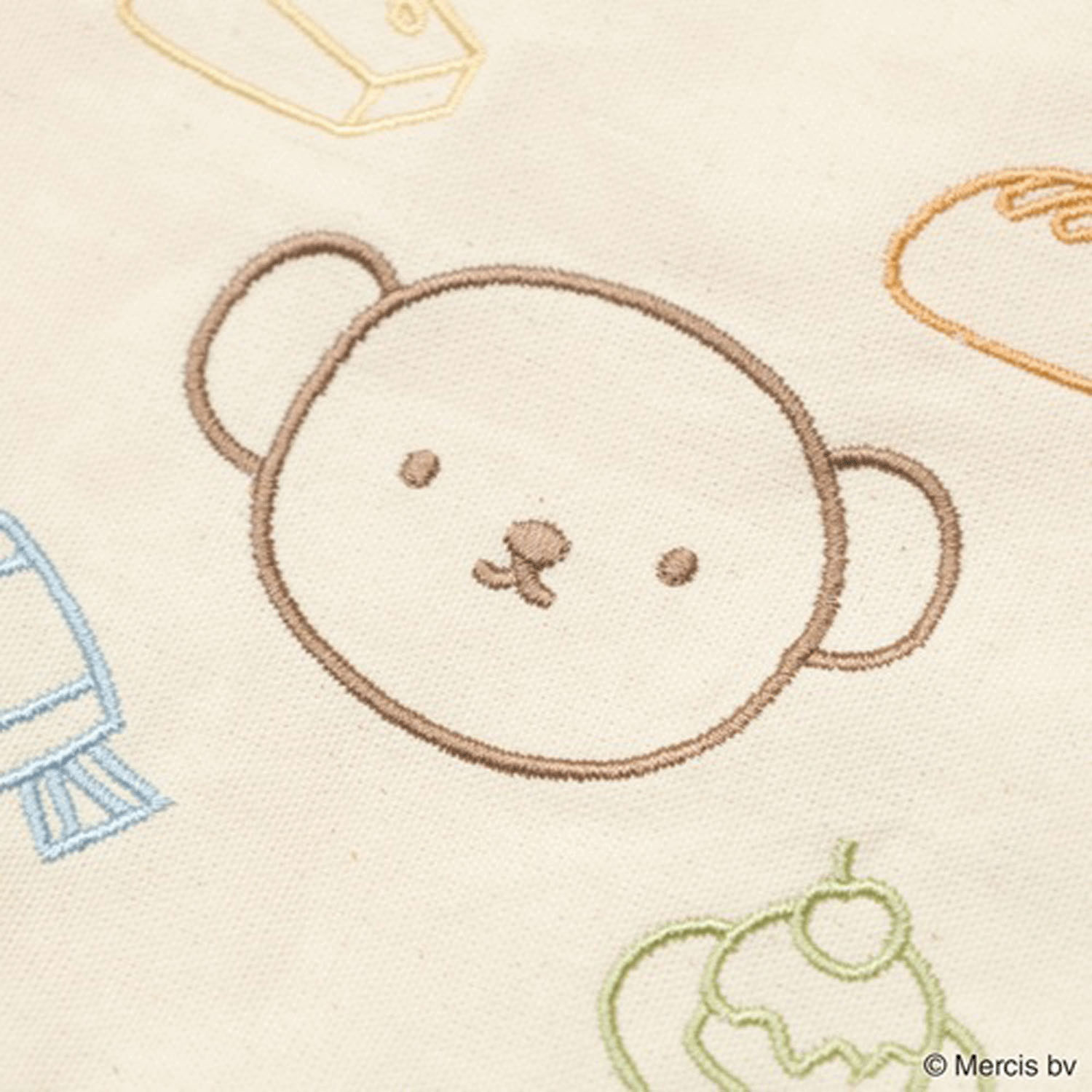 ブルーナ カラフルライン ミニフラットポーチ ボリス - 画像4