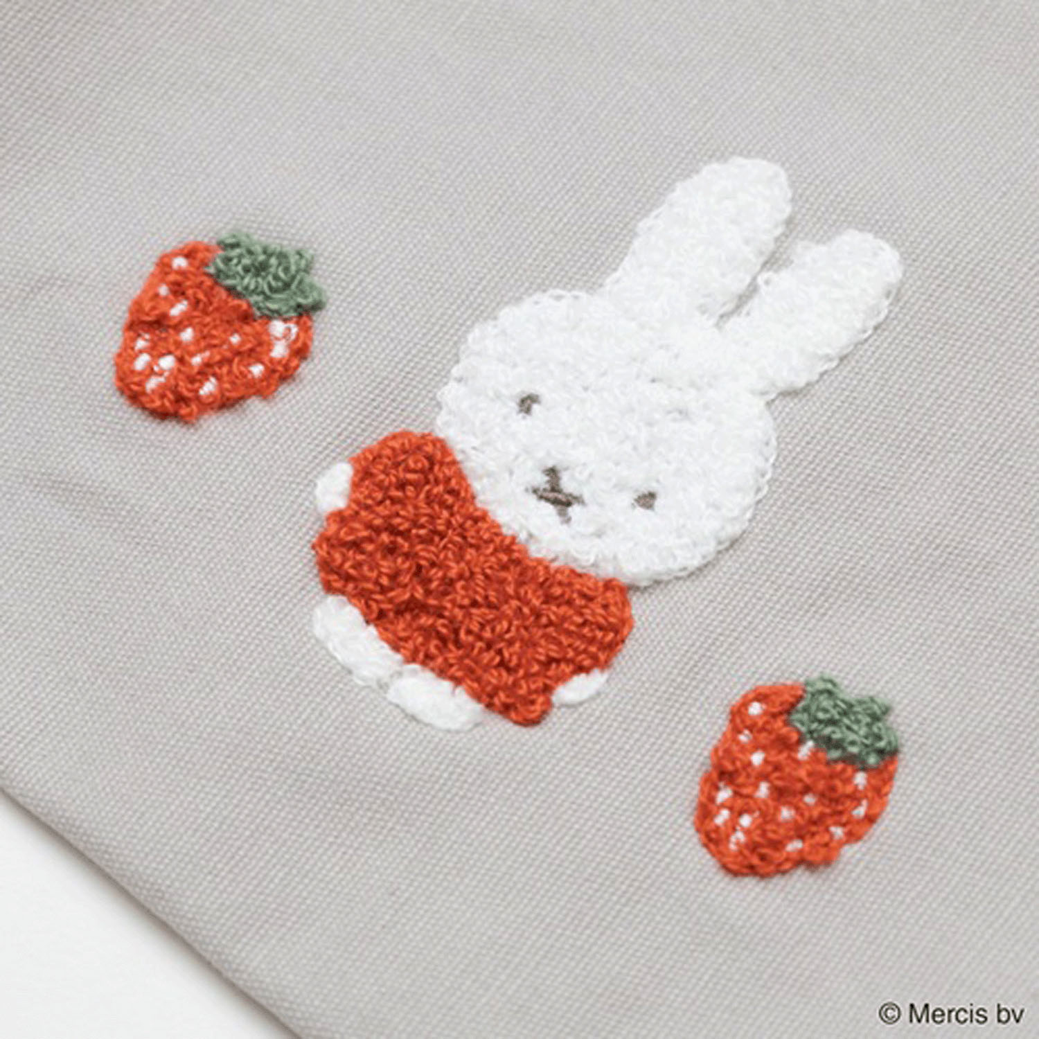 ミッフィー レッド＆ピンク ミニトートバッグ イチゴ - 画像3