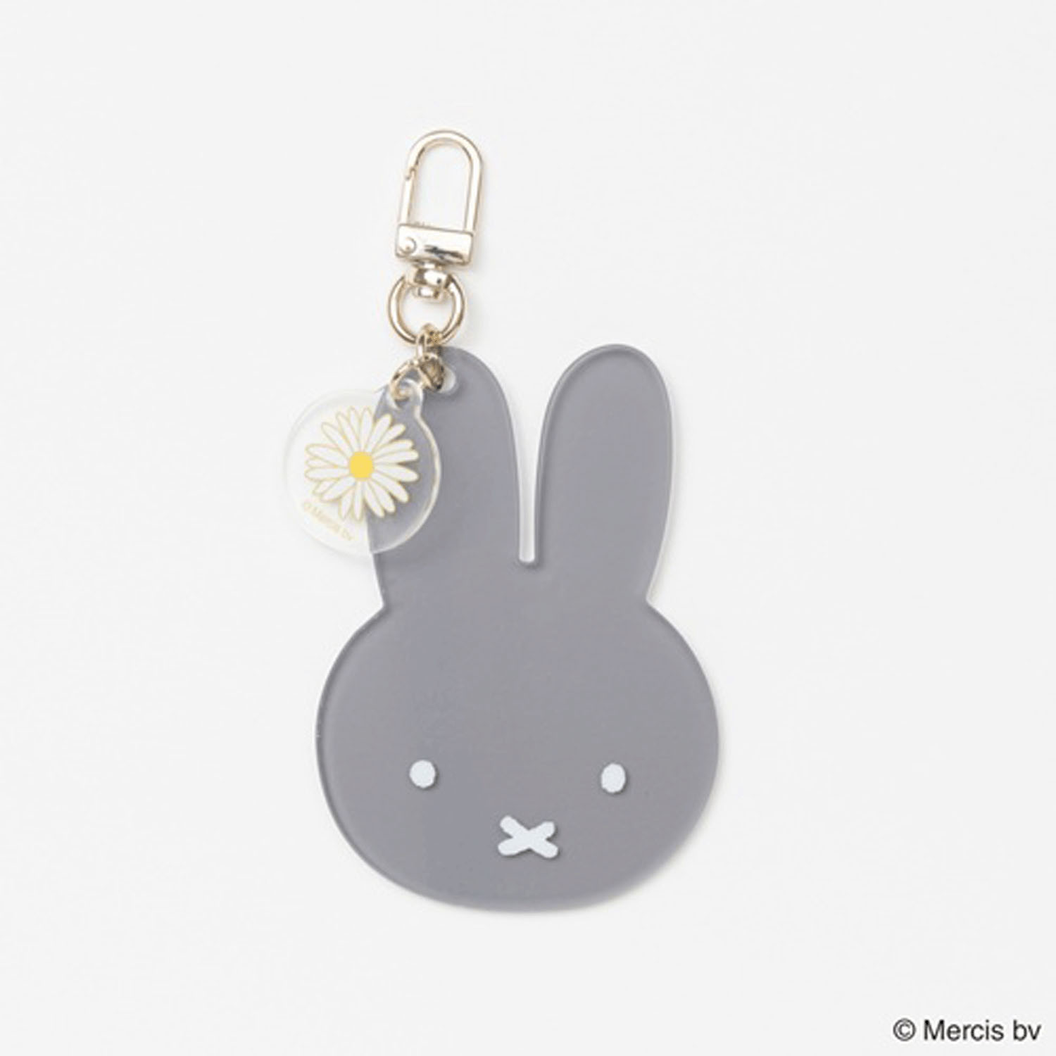 ブルーナ ビッグフェイス アクリルチャーム ブラック