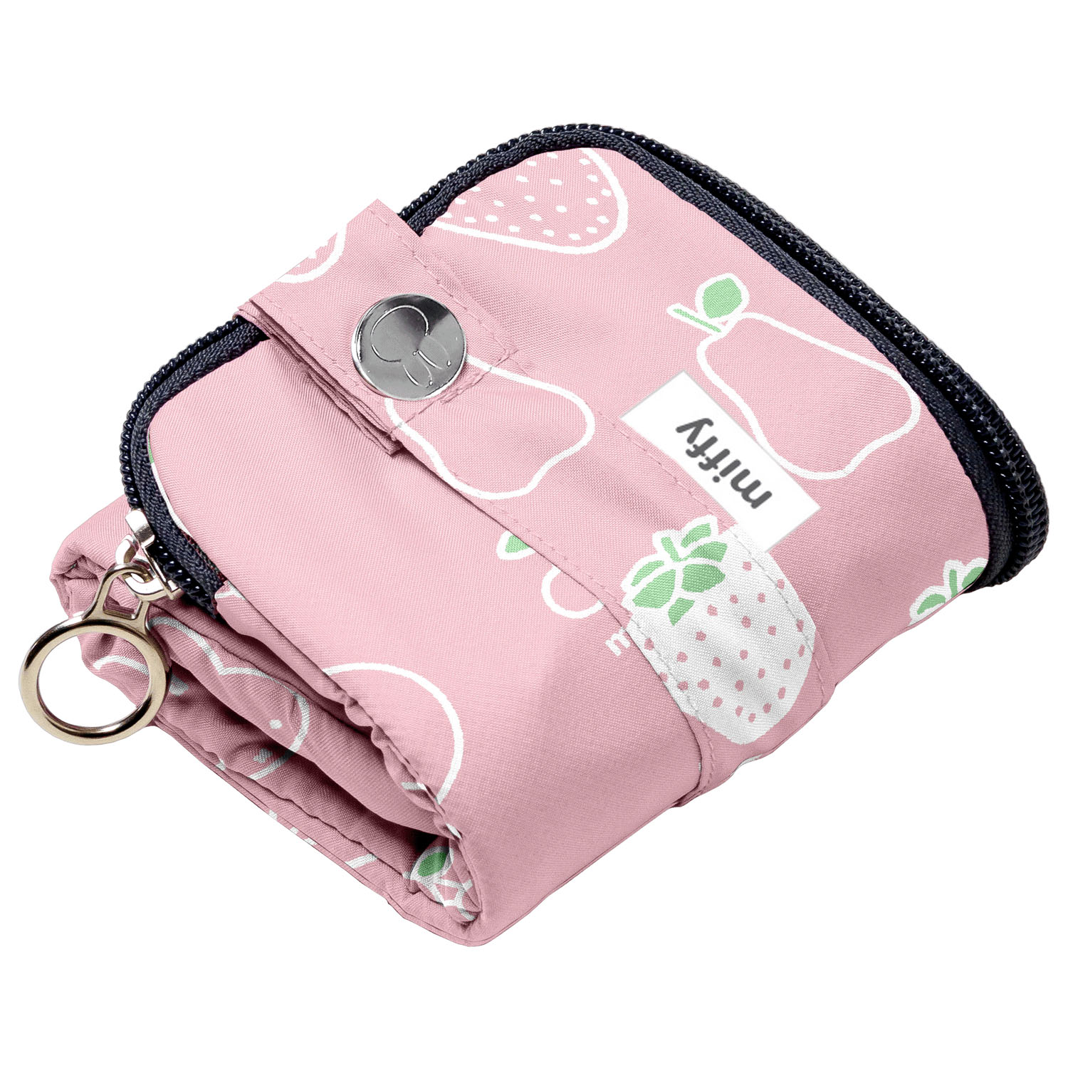 ミッフィー 折りたたみ傘ケース いちごとフルーツ柄 - 画像2