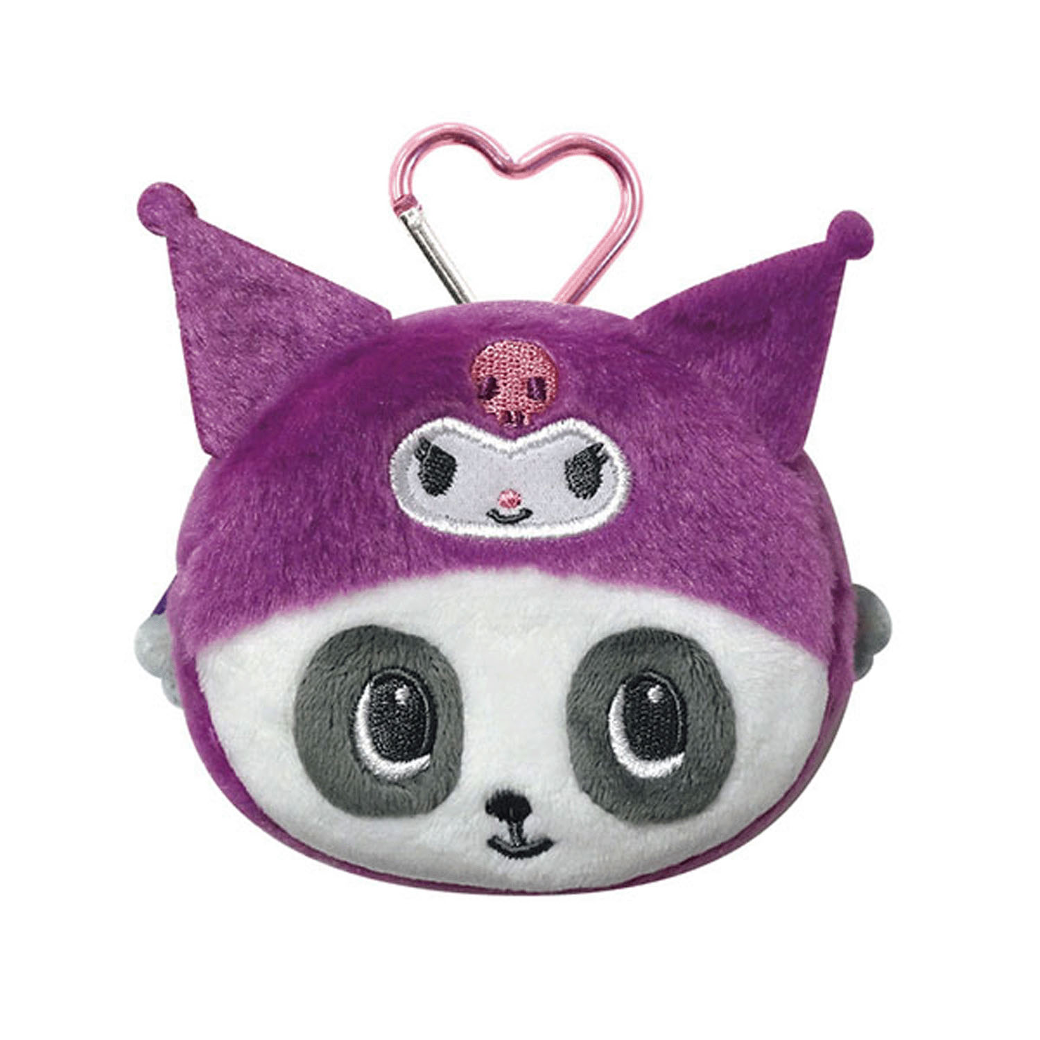 パンシェル×サンリオキャラクターズ フェイスミニポーチ クロミ - 画像1