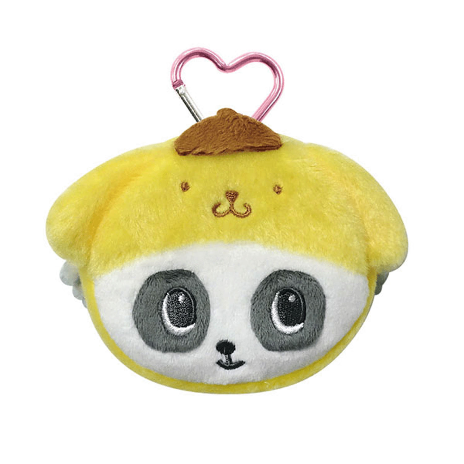 パンシェル×サンリオキャラクターズ フェイスミニポーチ ポムポムプリン - 画像1