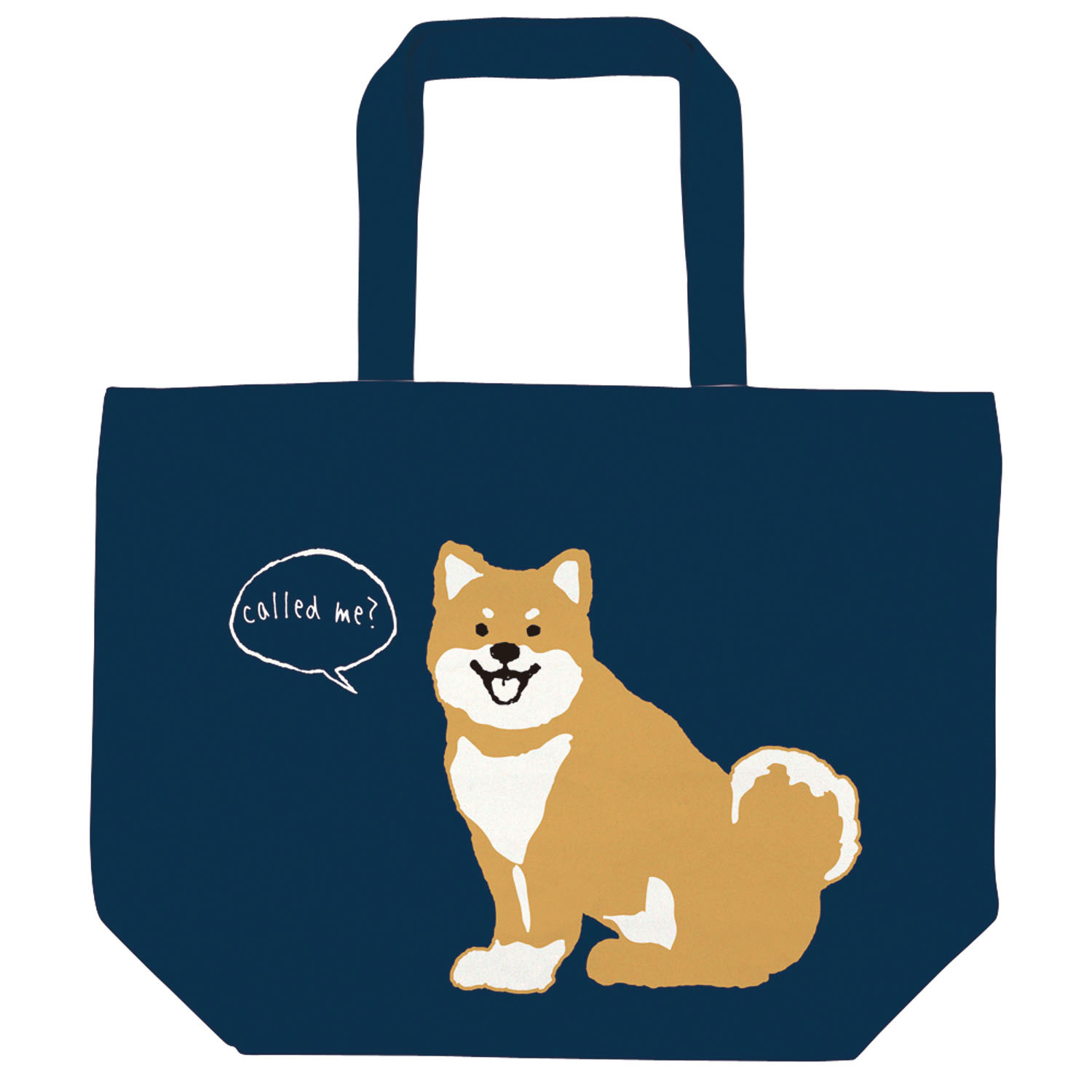 横型トートバッグ シータくん／ネイビー - 画像1