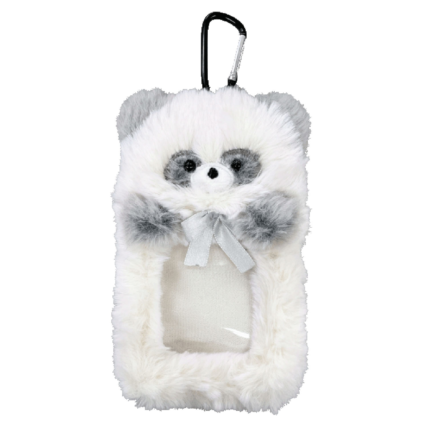 リール付きカードケース パンダ - 画像1