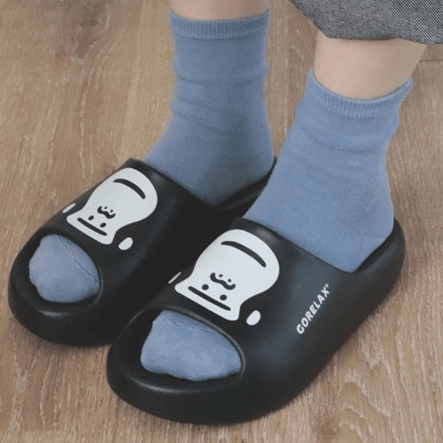 ごリラックス まもるさんの湯上りサンダル - 画像1