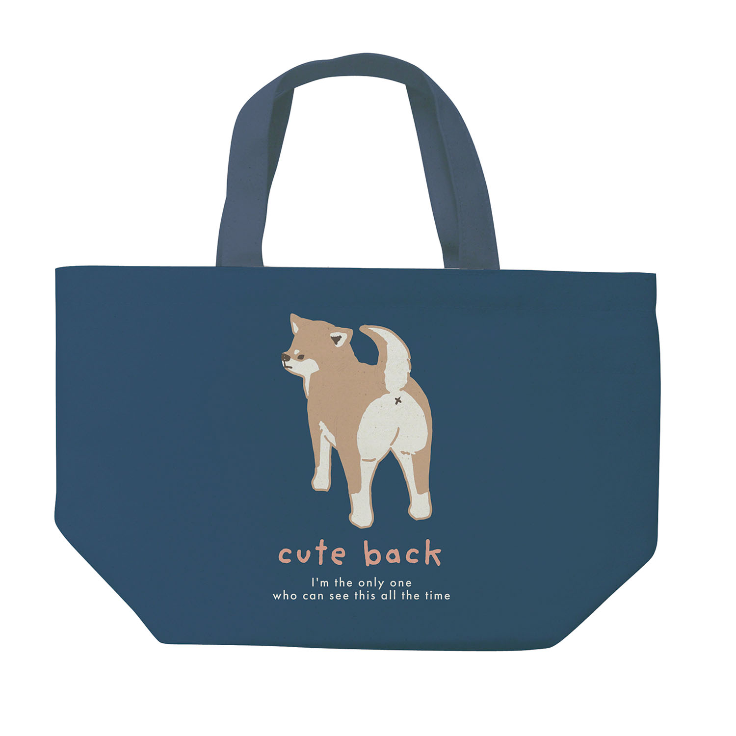 ミニトートバッグ モカふりむき - 画像1