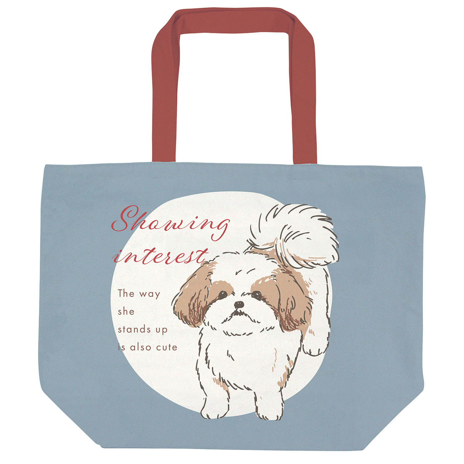 横型トートバッグ ハナしっぽ