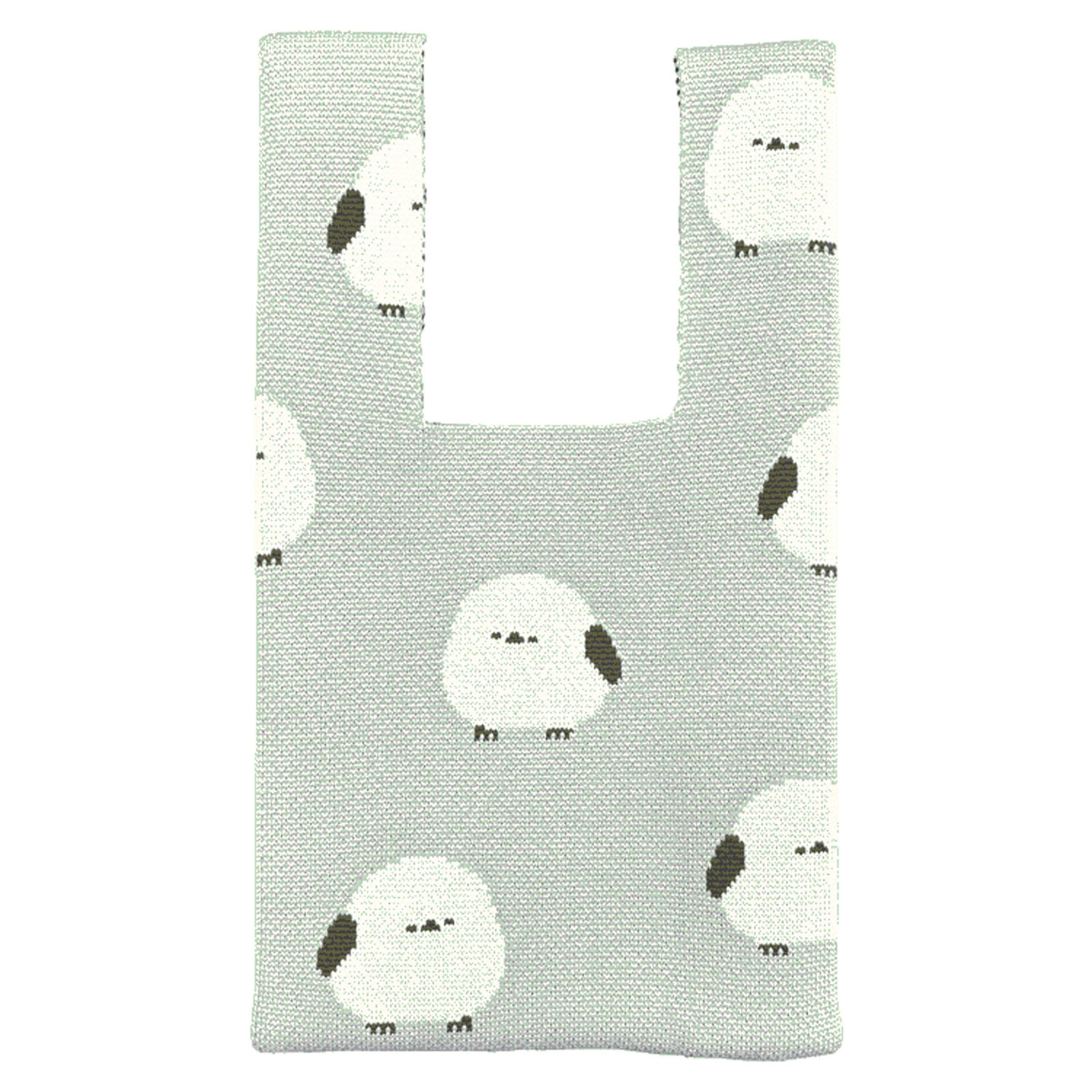 ニットバッグ シマエナガ総柄 - 画像1