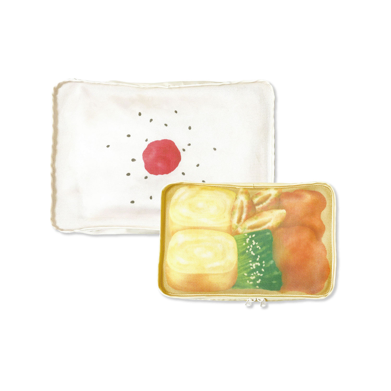 旅するお弁当 日の丸弁当 トラベルポーチLMセット - 画像1