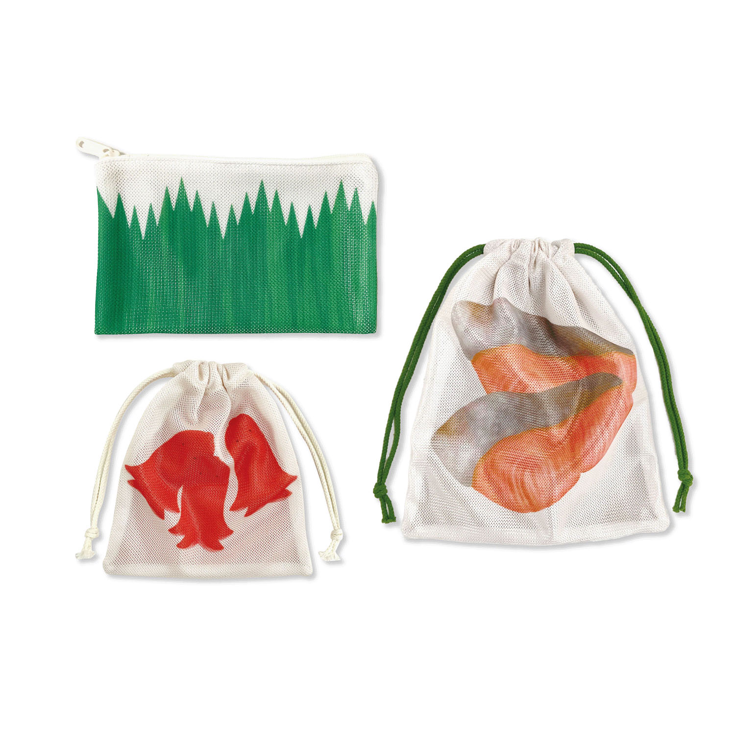 旅するお弁当 シャケ＆タコさん3点セット - 画像1