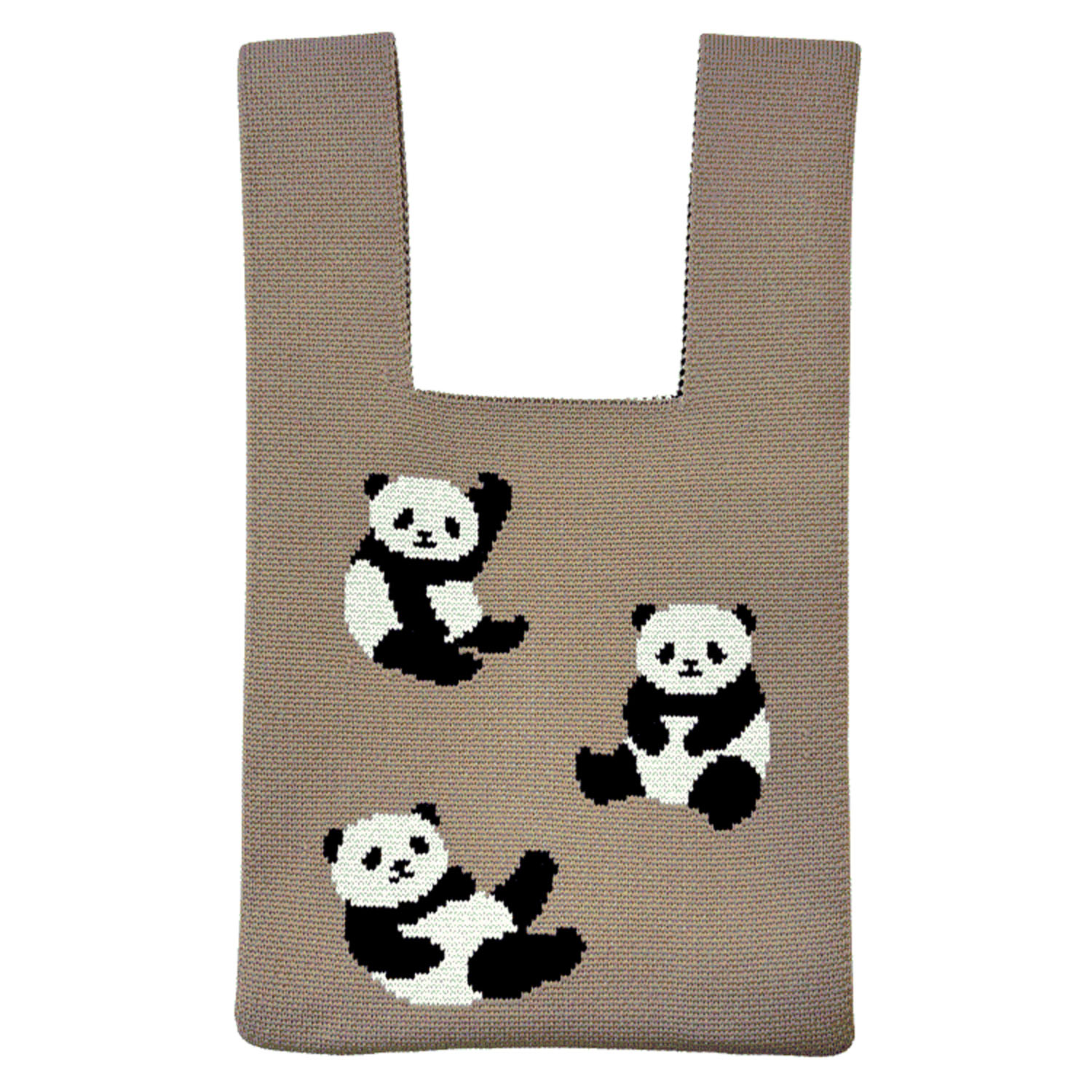 ニットバッグ パンダズ