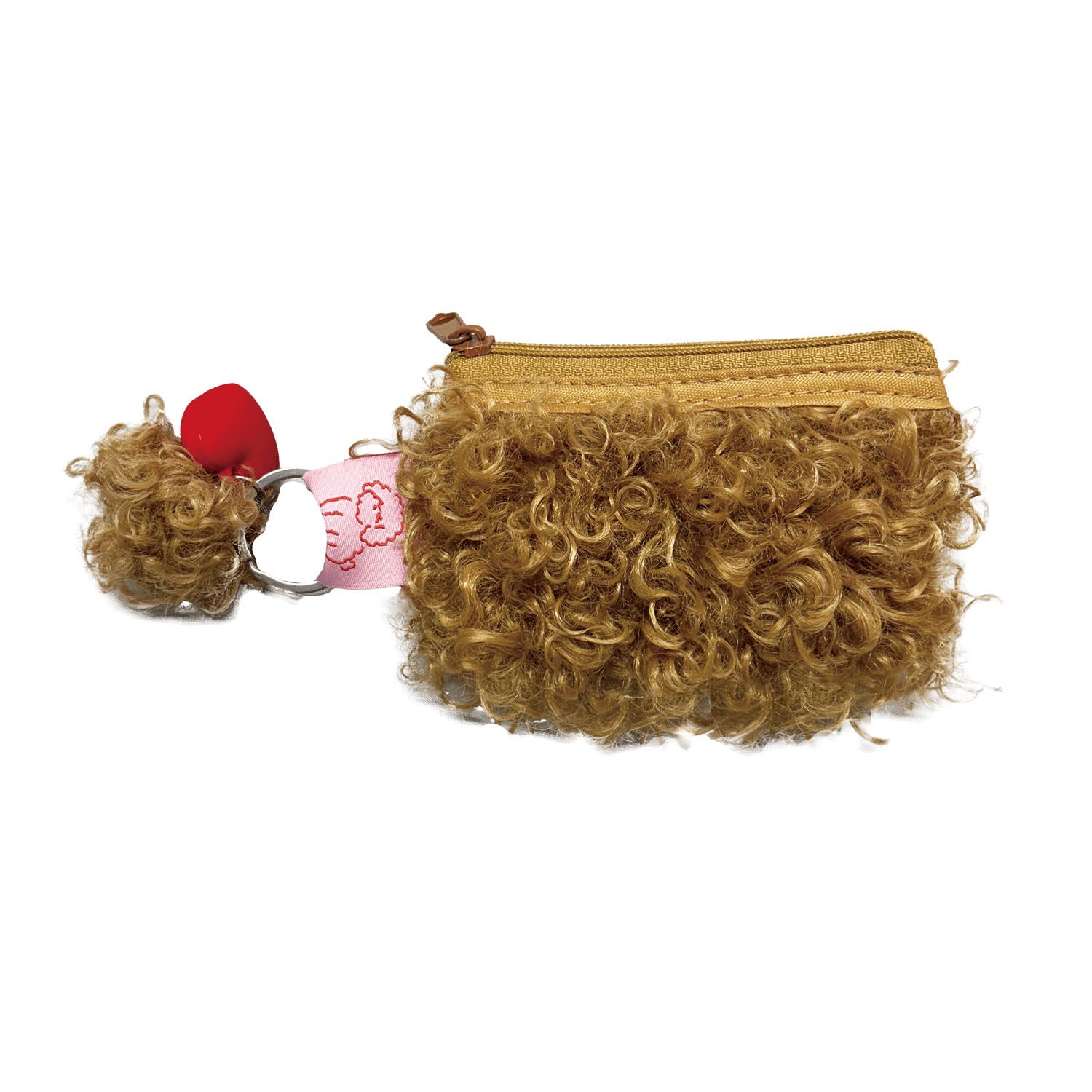 トイプードル ポーチS リング付き RED