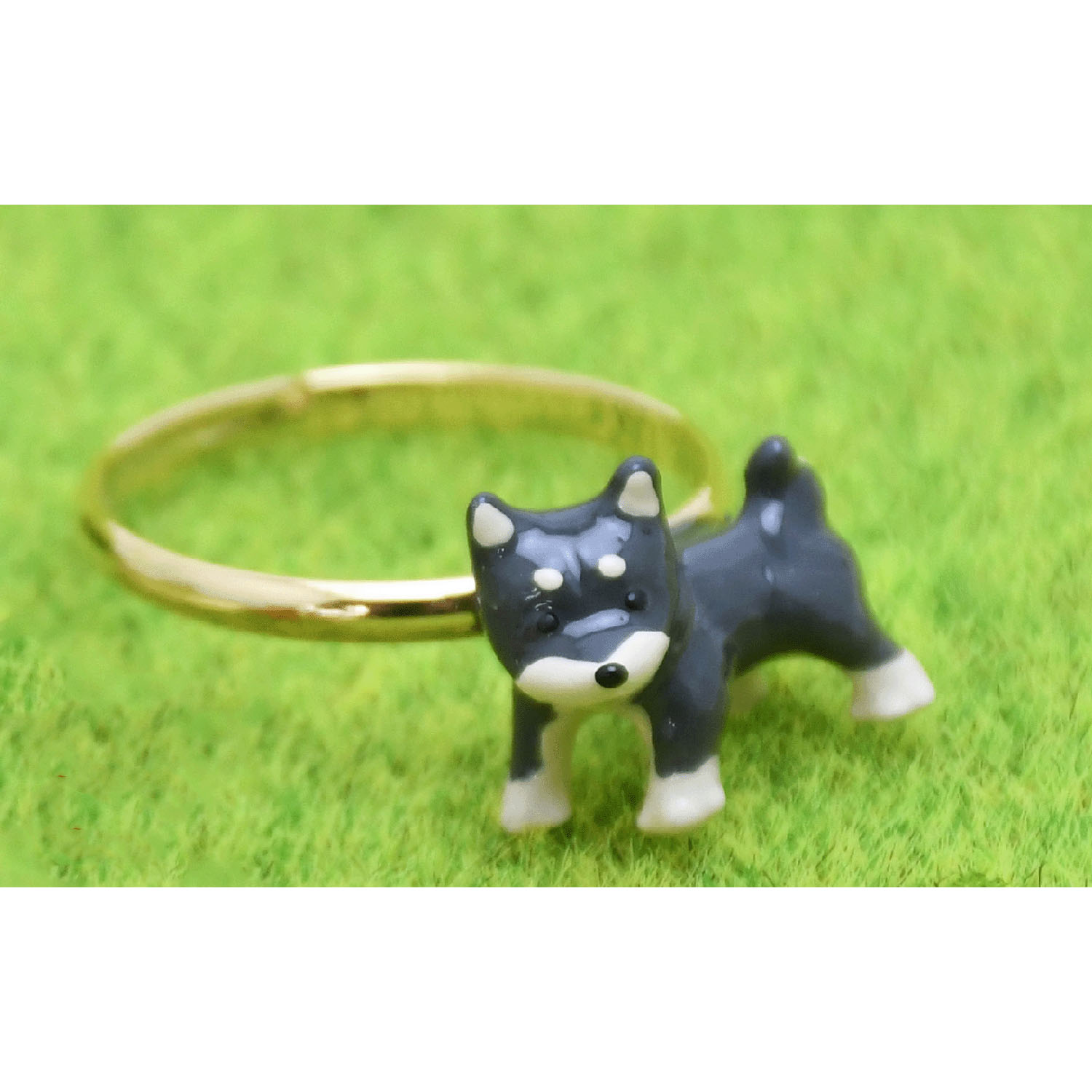 elioリング 柴犬（黒柴） - 画像1