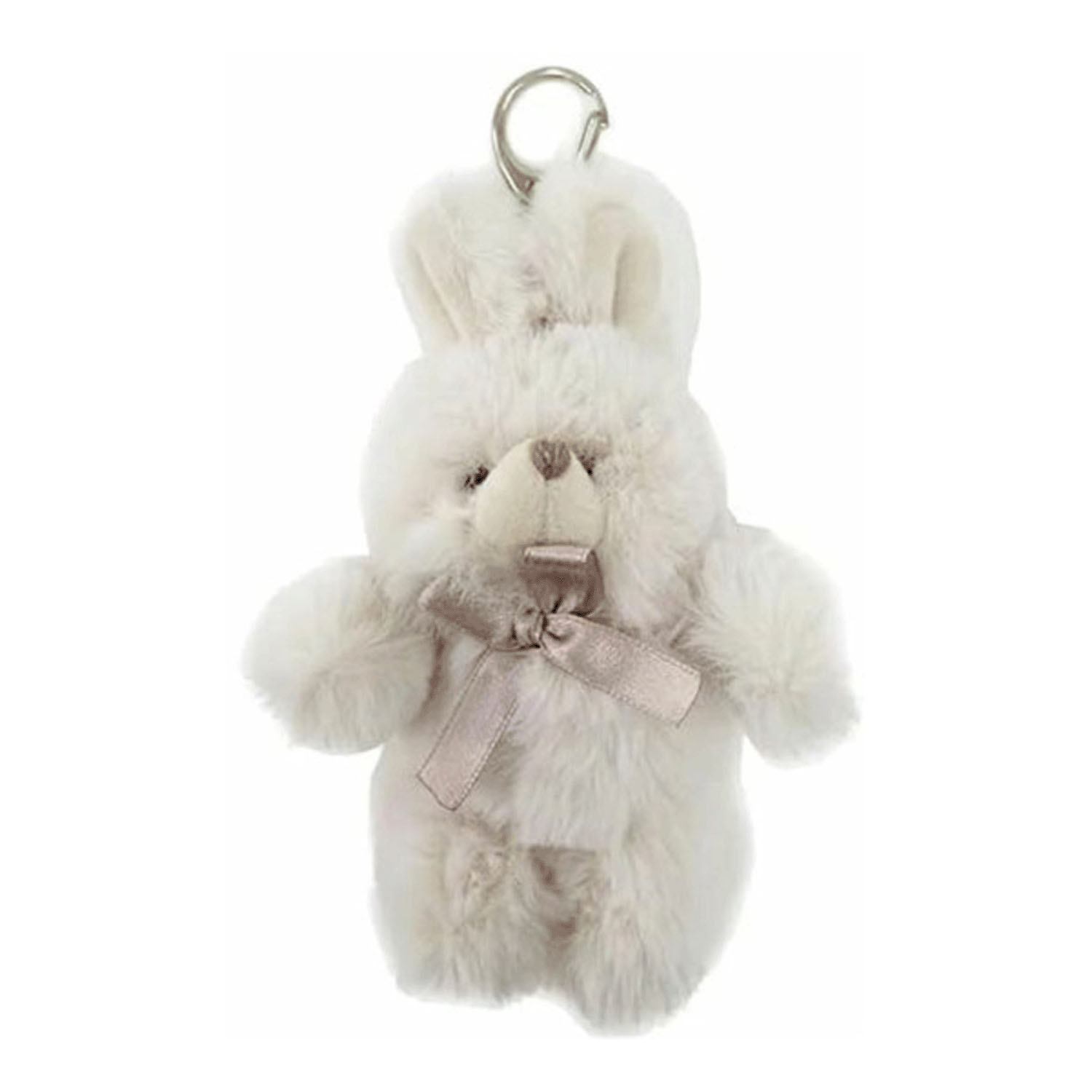 アニマルキーホルダー ウサギ ホワイト